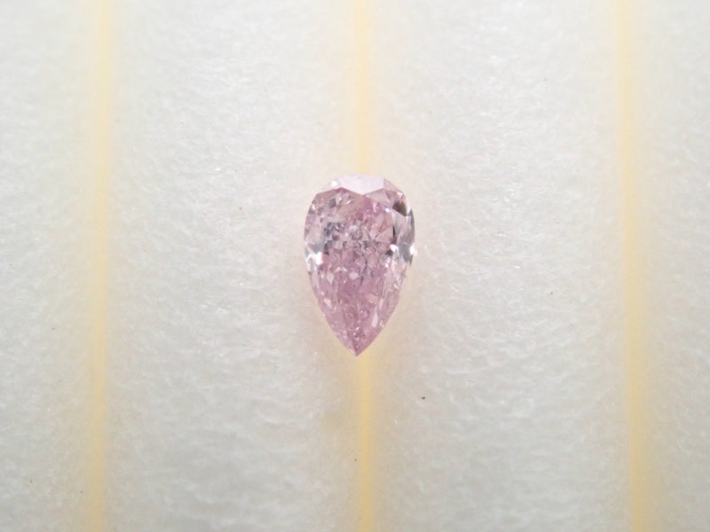 粉紅鑽 0.037 克拉裸鑽（淡紫粉紅色，I-1）