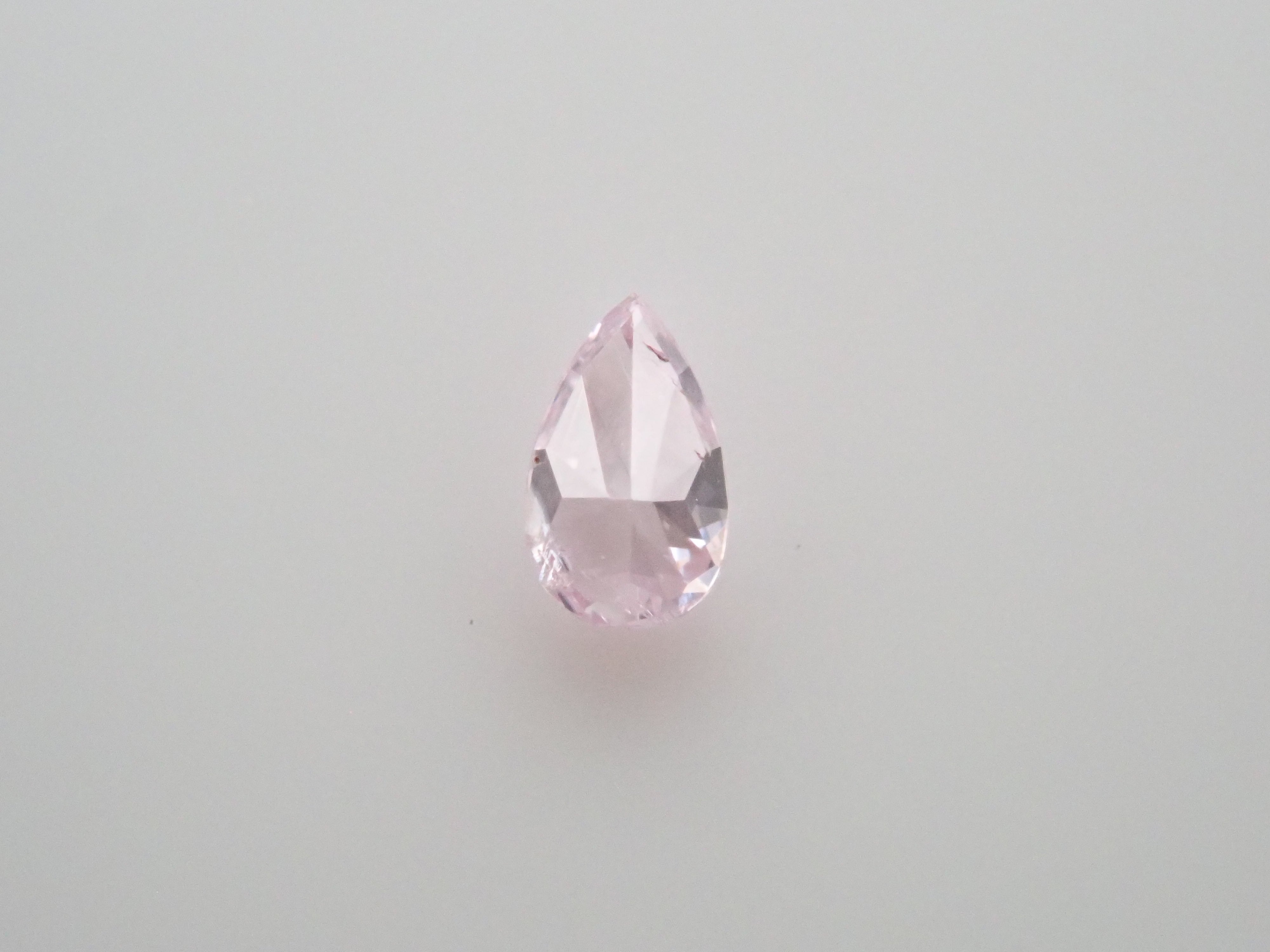 ピンクダイヤモンド 0.037ctルース(FANCY LIGHT PURPLISH PINK, I-1)