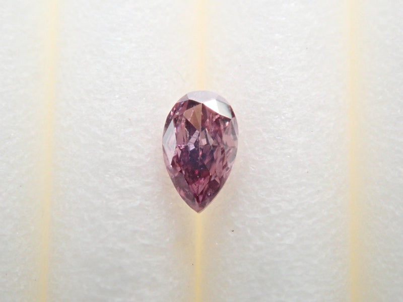 ピンクダイヤモンド 0.054ctルース(FANCY DEEP PURPLE PINK, I1)