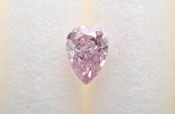 粉紅鑽石 0.047 克拉裸鑽（彩紫粉紅，I1）