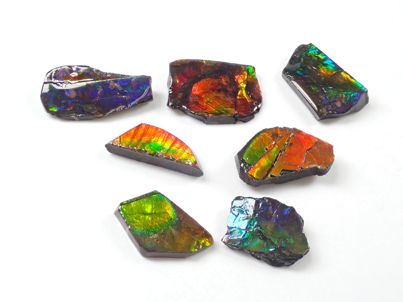 宝石ルース アンモライト 化石 Ammolite /約7g/1個 カナダ産
