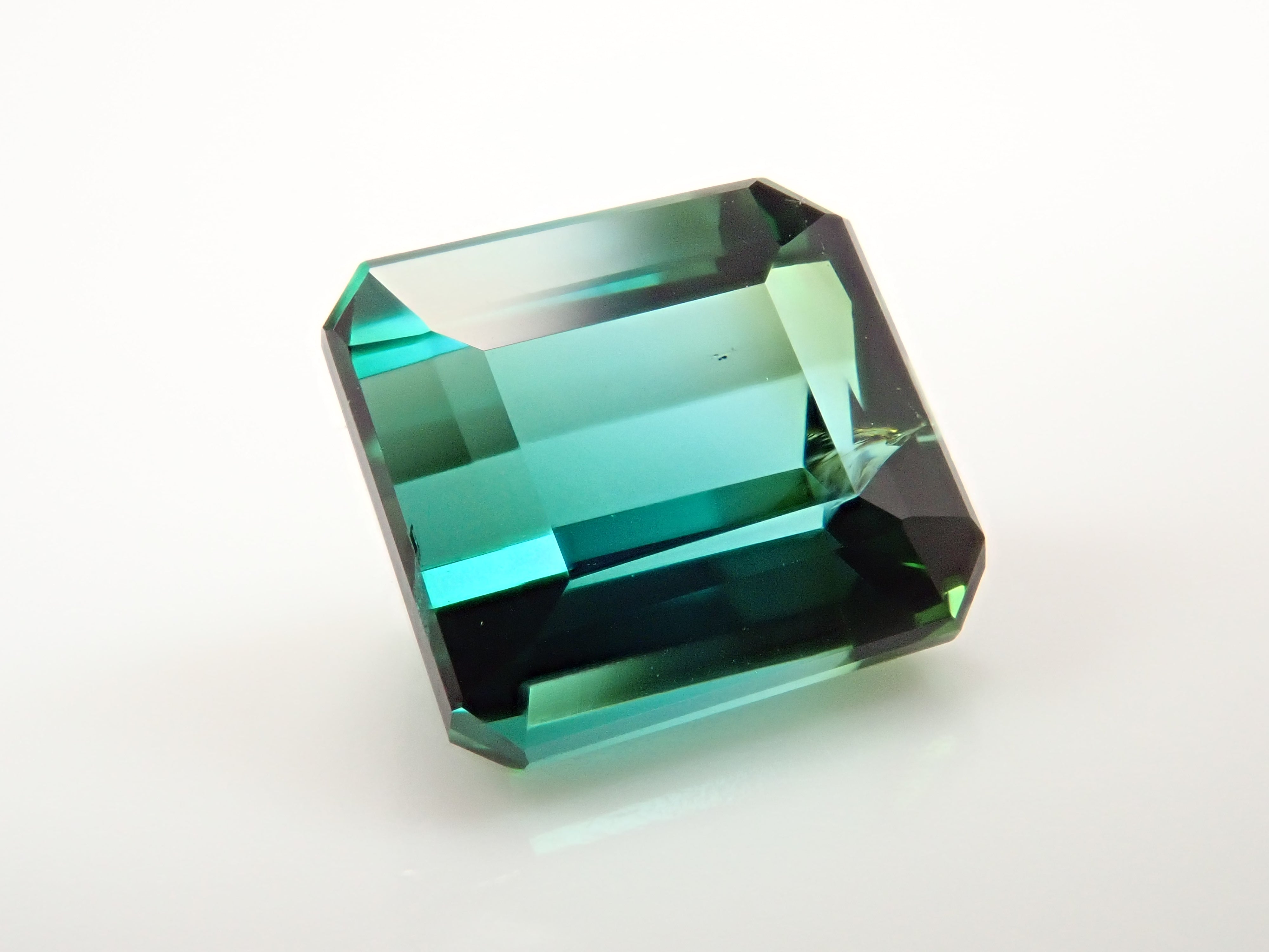 SALE! アクアカラー ★ トルマリンルース1.3ct&原石セット (T1) ブラジル産バイカラートルマリン 2.341ctルース