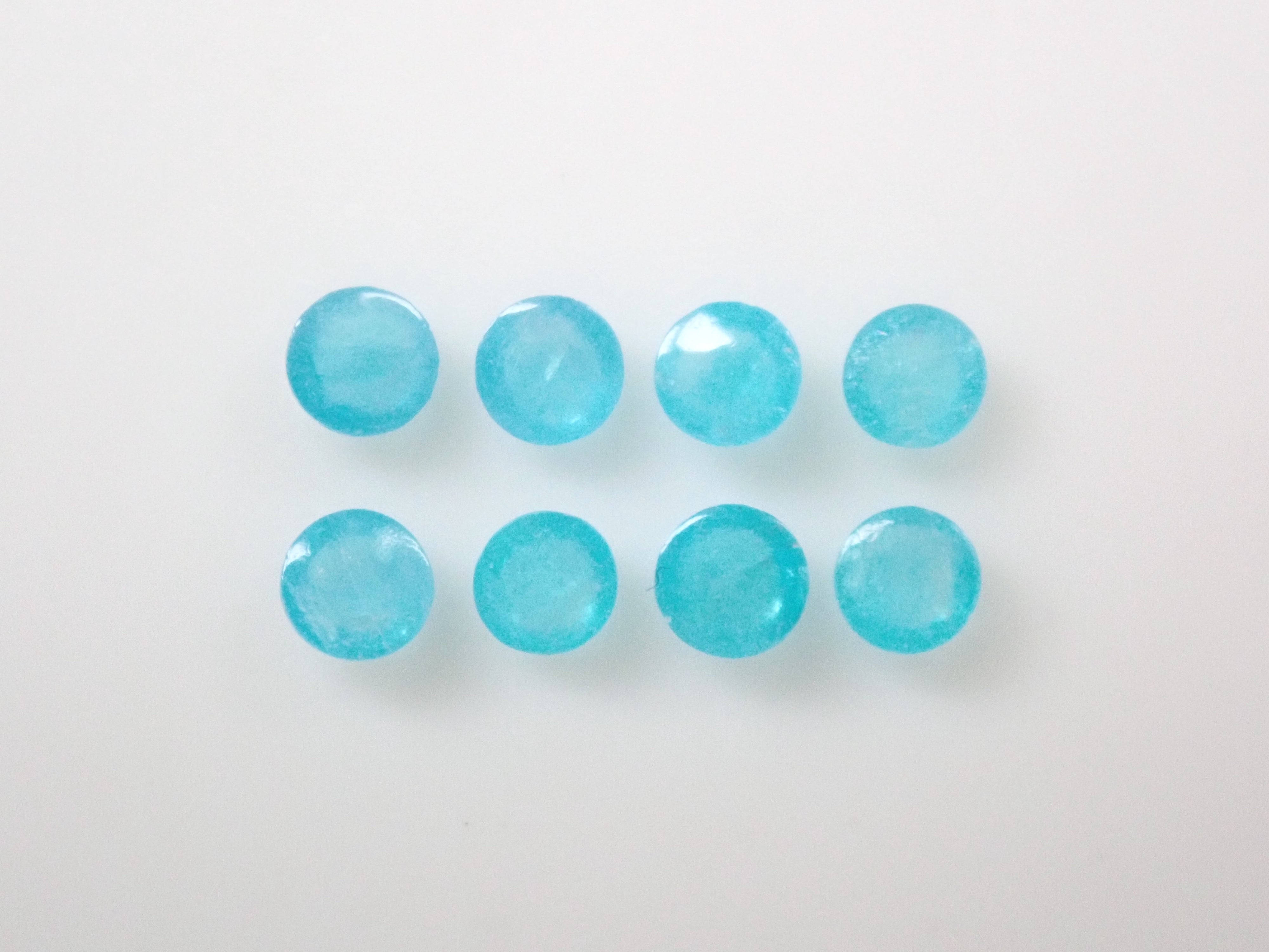 【11/1 22時販売】《限定8石》ブラジル産パライバトルマリン(カボションカット約2.2ｍｍ)1石ルース《複数購入割引有》