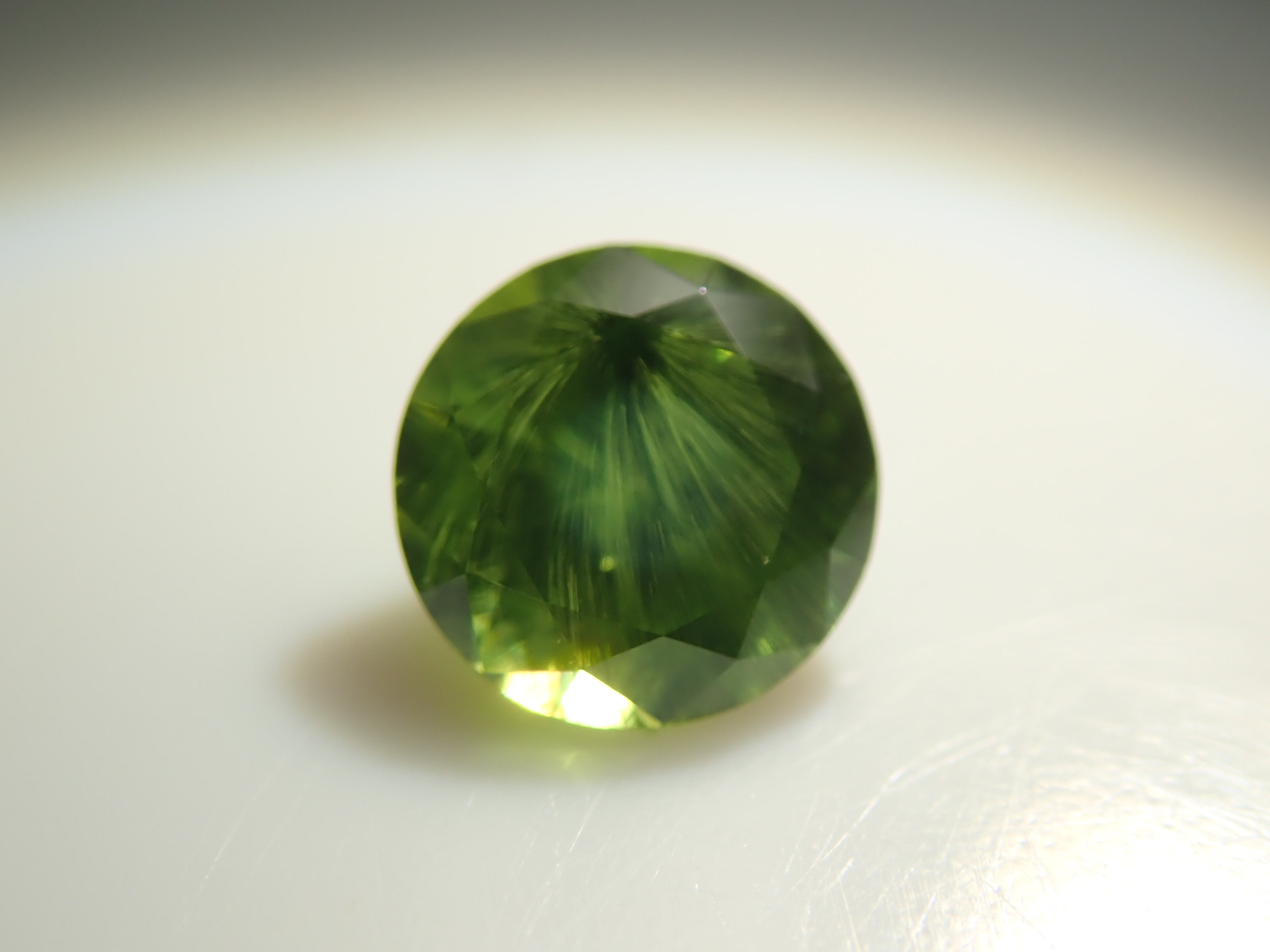 [12560847] Russian Demantoid Garnet (Horsetail) 0.280ct Loose