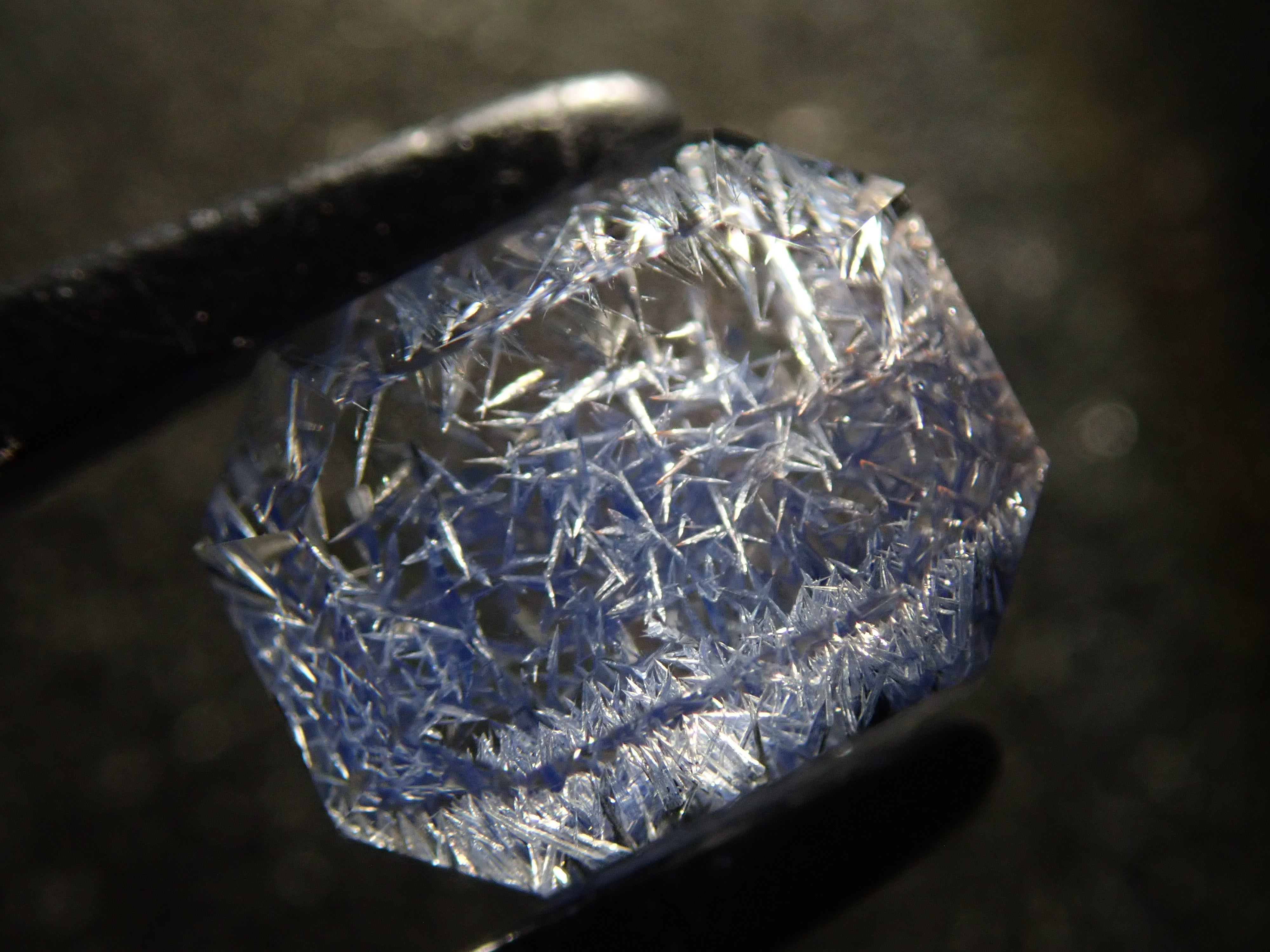 【11/18 22時販売】ブラジル産デュモルチェライトインクォーツ 1.414ctルース