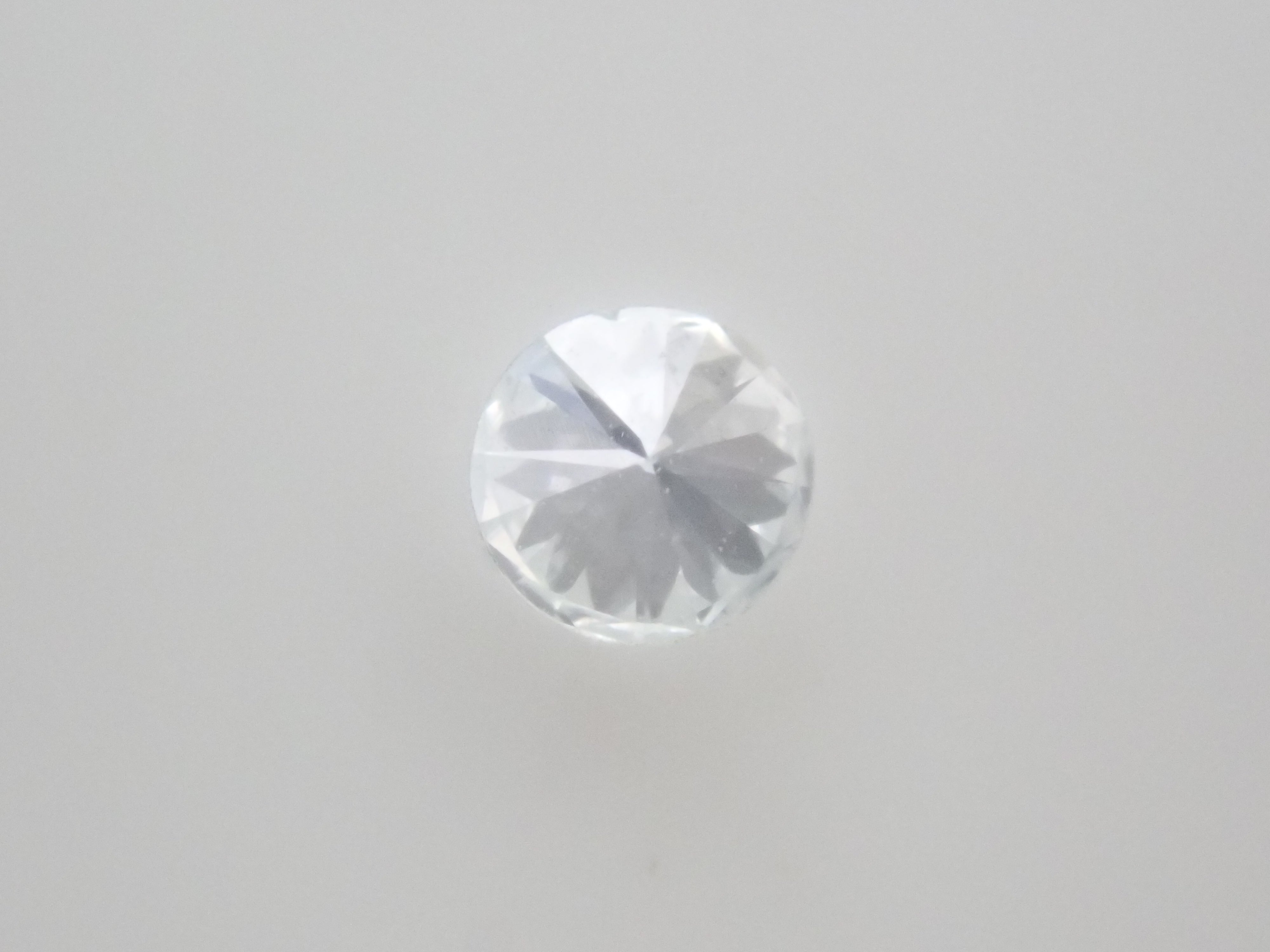 ブルーダイヤモンド 2.3mm/0.056ctルース(LIGHT GREEN BLUE, SI-1)