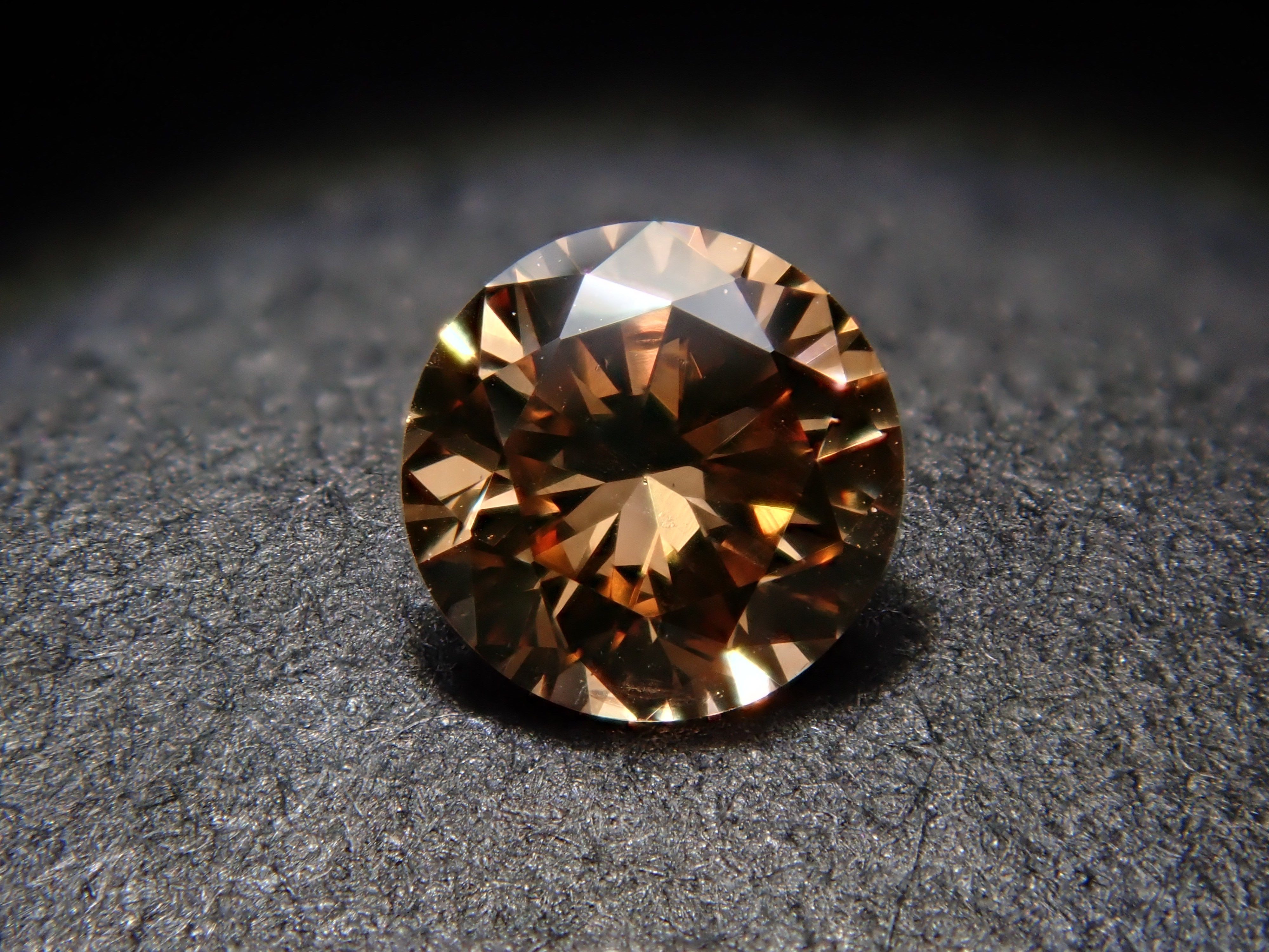 Brown diamond 0.132ct loose