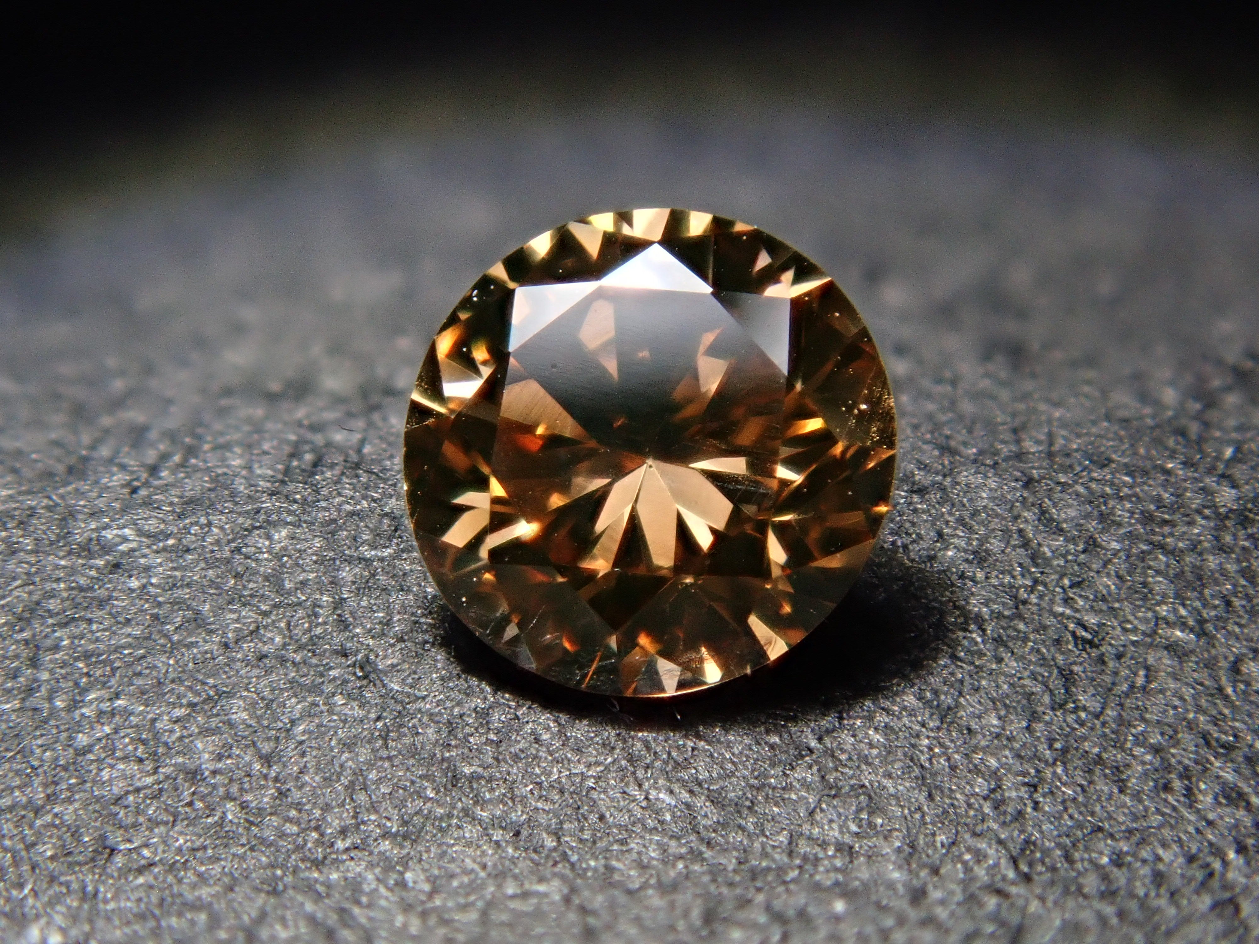 Brown diamond 0.132ct loose