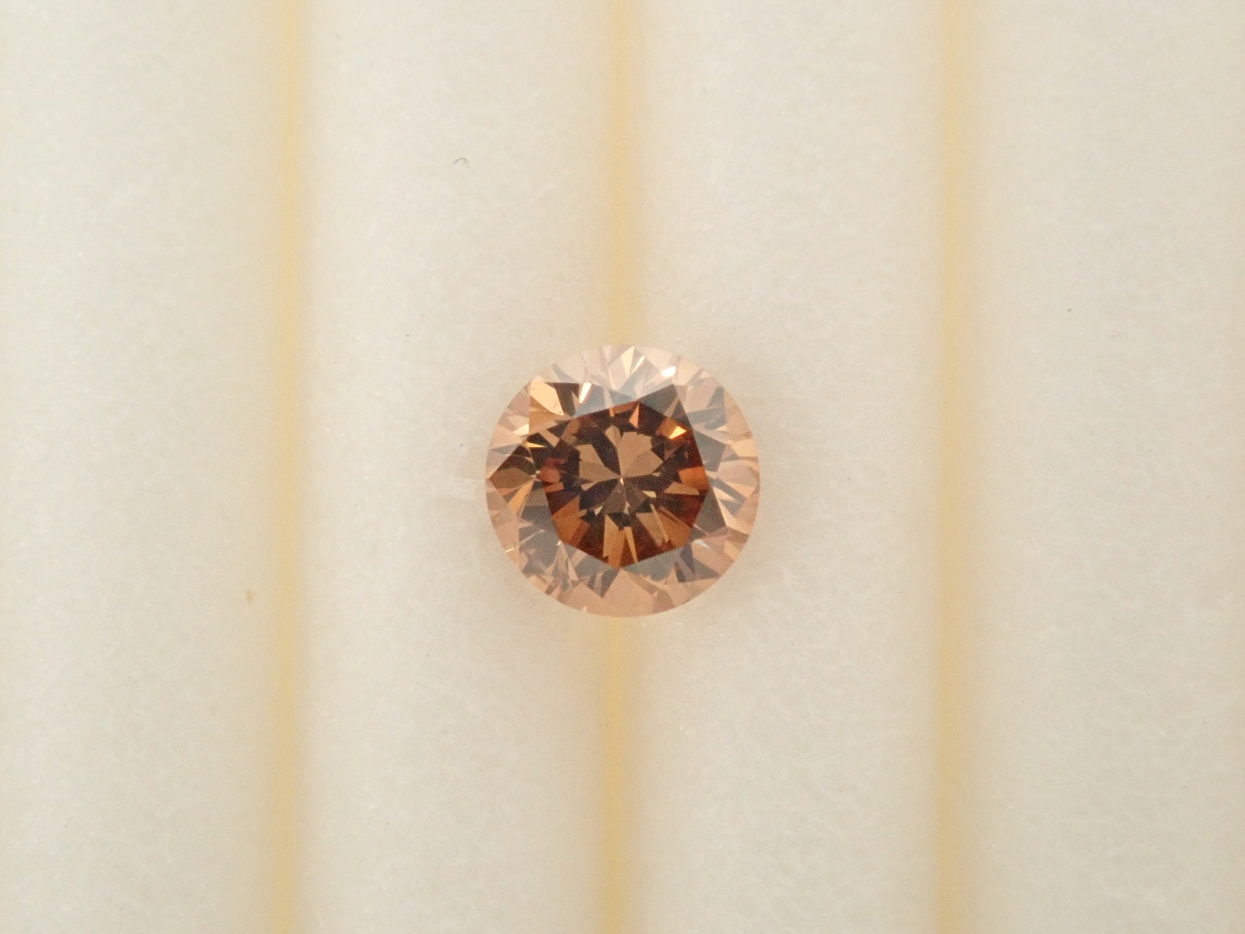 Brown diamond 0.132ct loose