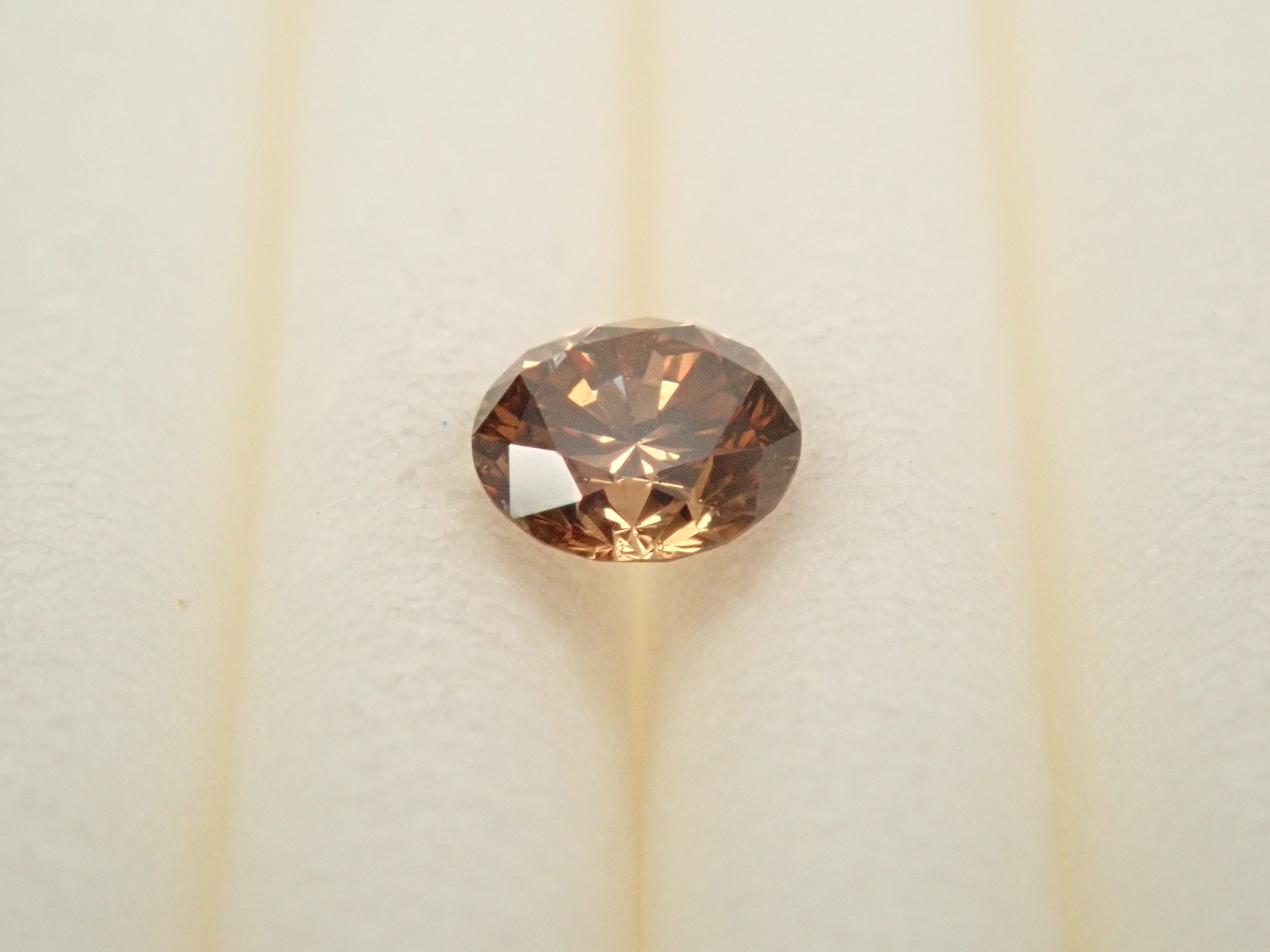 Brown diamond 0.132ct loose