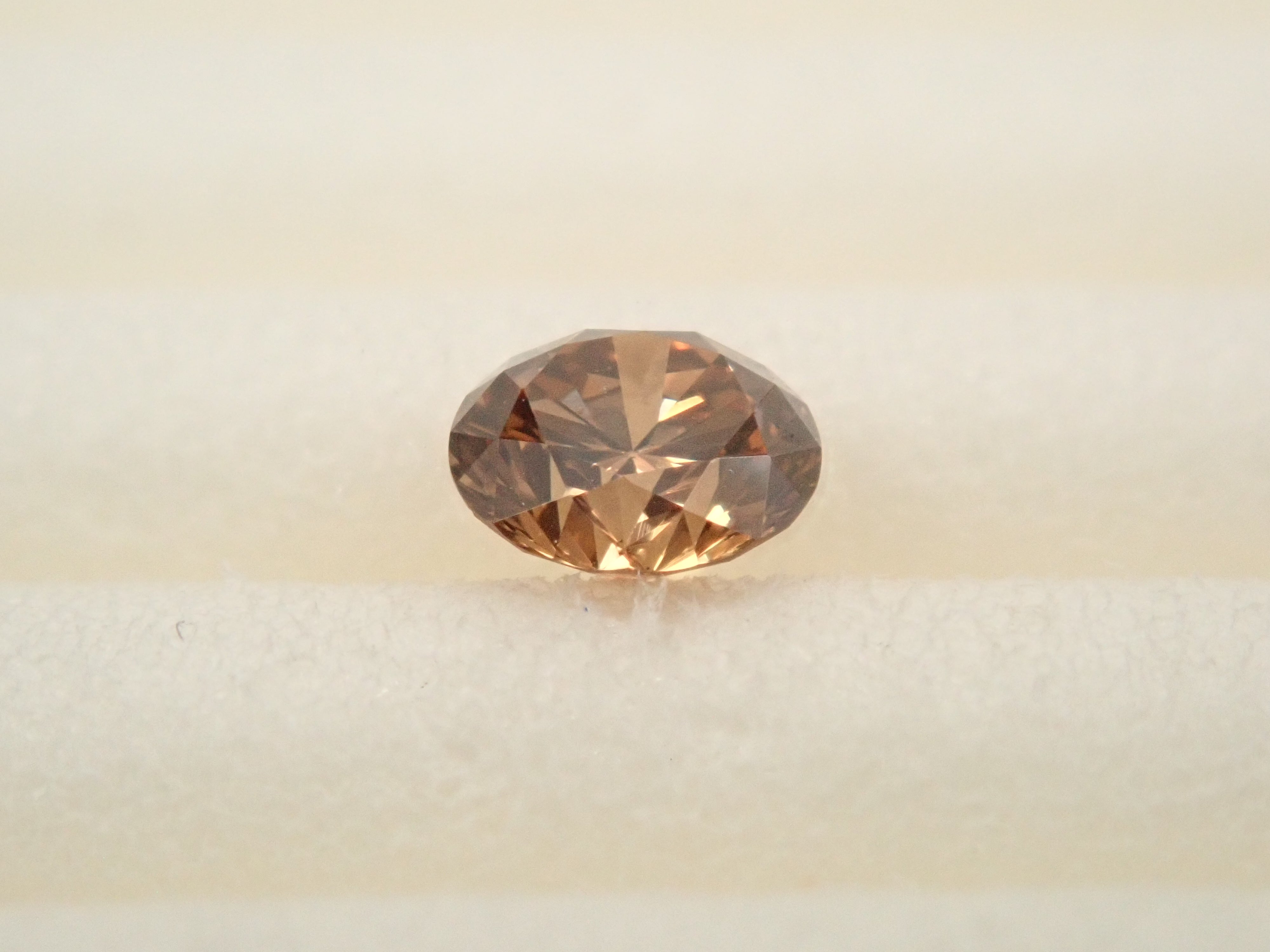 Brown diamond 0.132ct loose