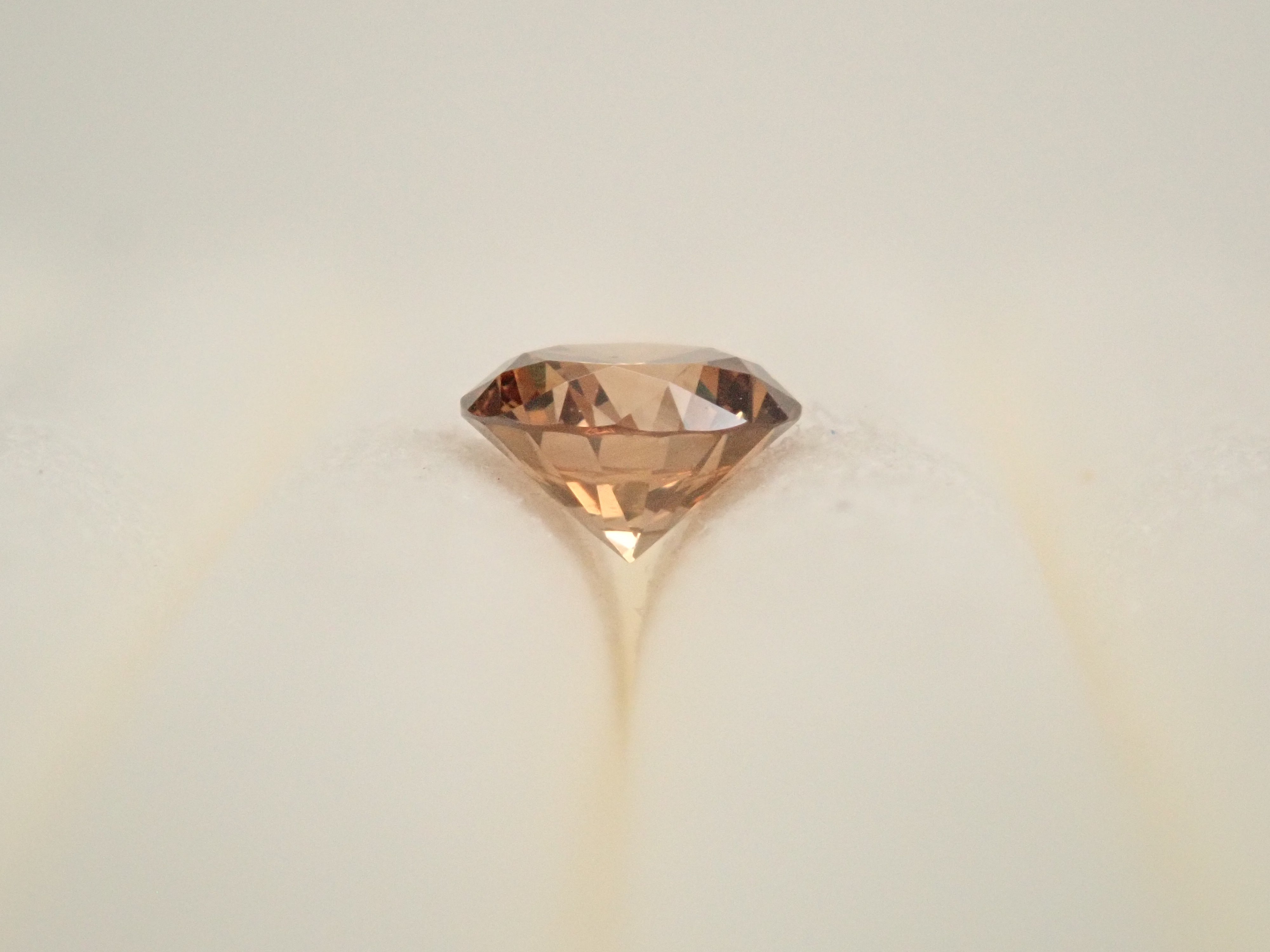 Brown diamond 0.132ct loose