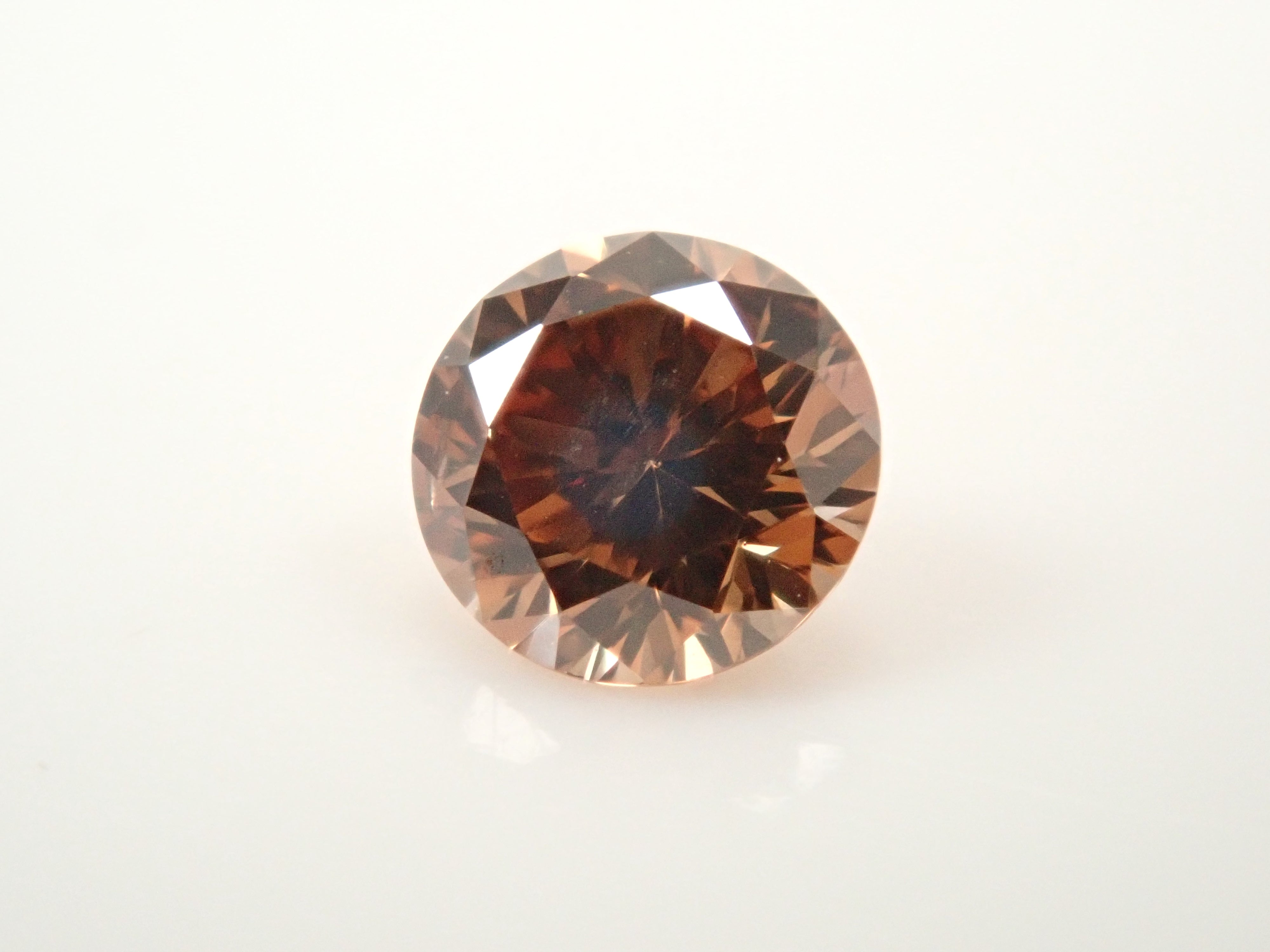 Brown diamond 0.132ct loose