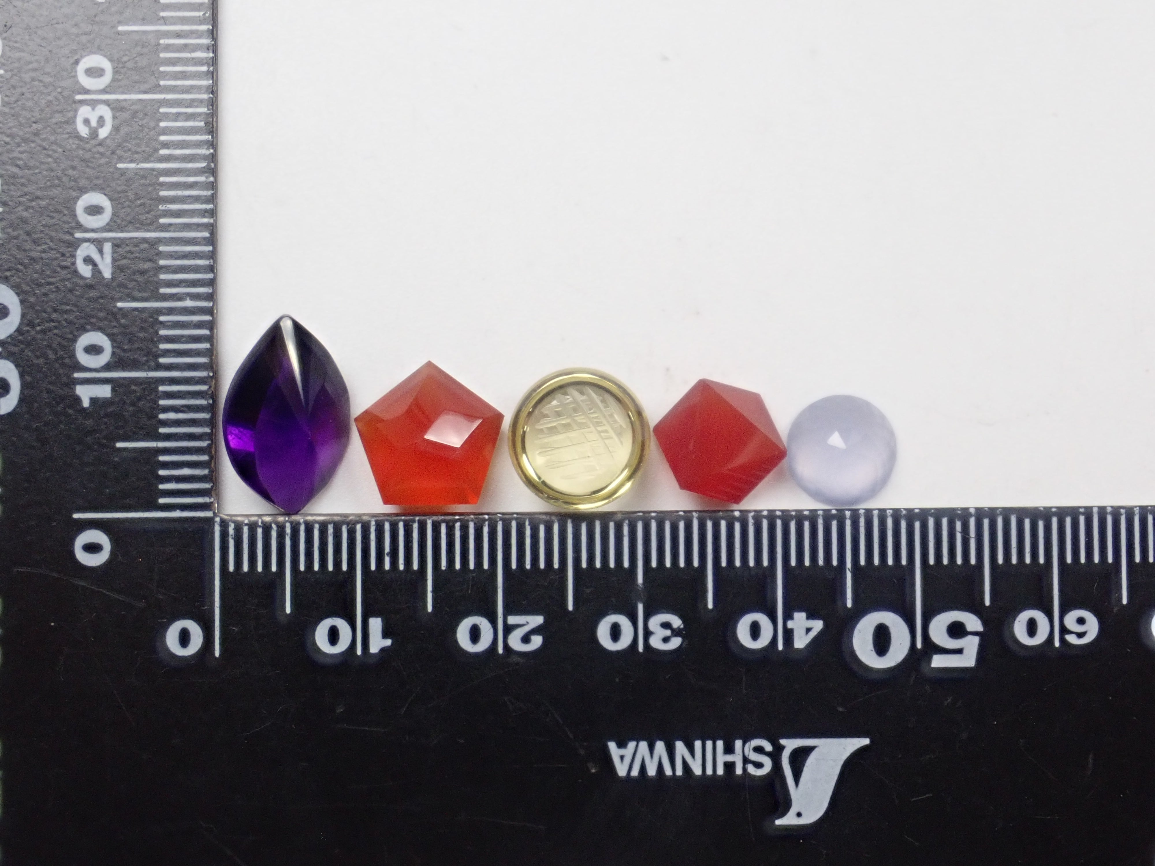 【11/3 22時販売】《限定10石》山本武氏作品ガチャ（ファイヤーフラワーカットなど,おまけに山本氏研磨プレーナイト付き）1石ルース💎《複数購入割引有》