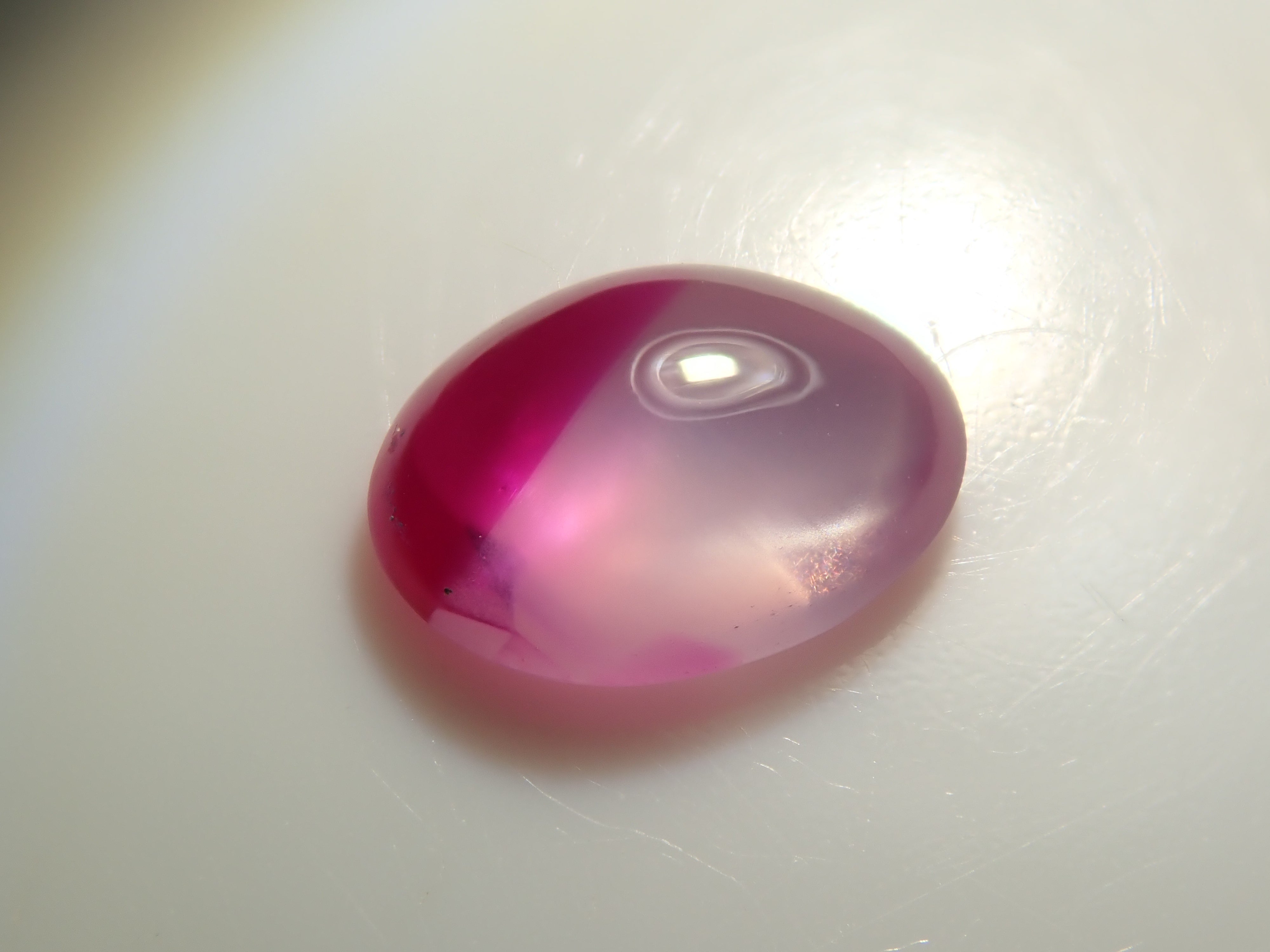 ミャンマー産バイカラースターサファイア 0.640ctルース