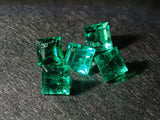 Colombian emerald + Brazilian alexandrite (Hemachita mine) 2 stone set《Multiple purchase discount available》