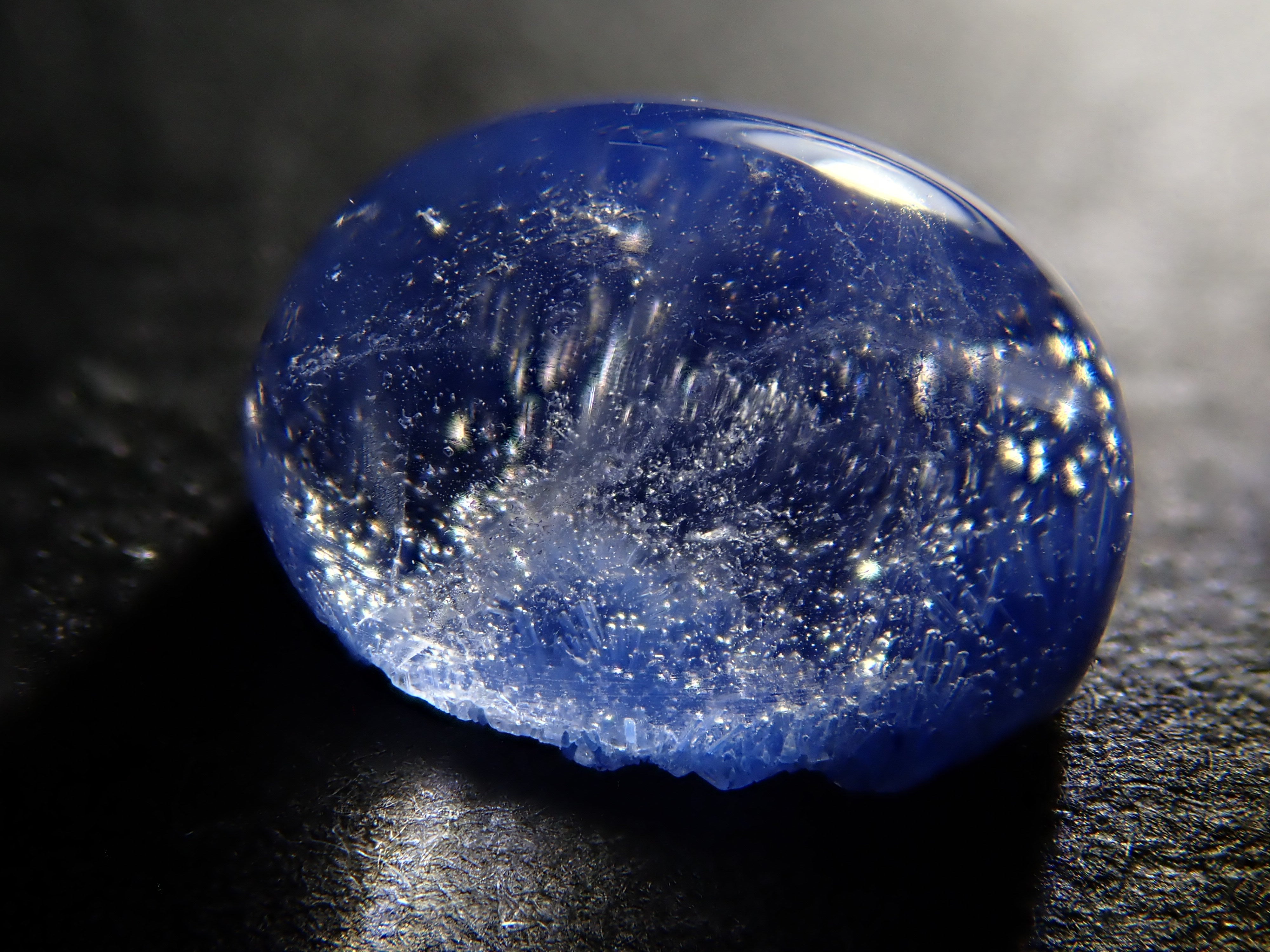 【11/7 22時販売】ブラジル産デュモルチェライトインクォーツ 1.909ctルース