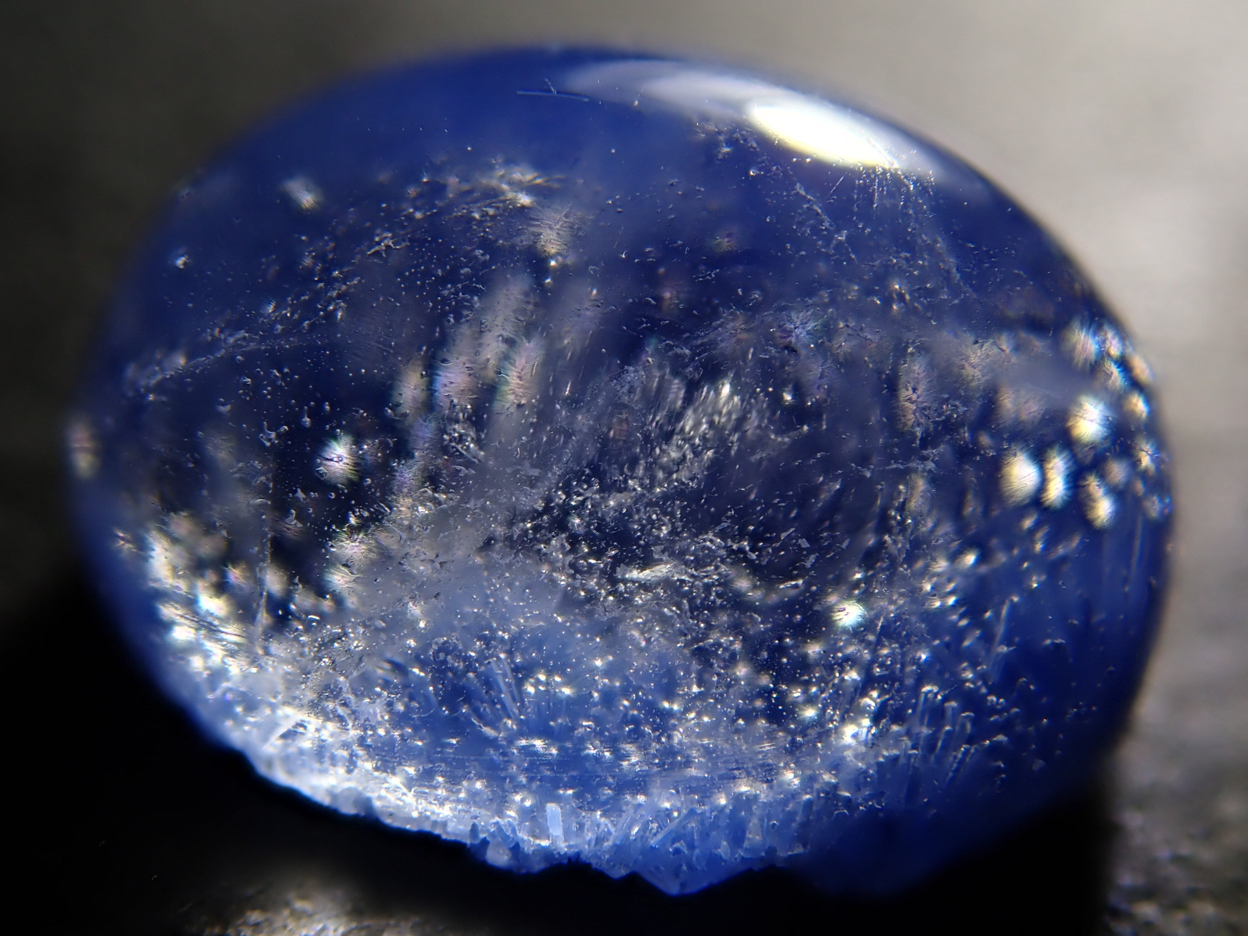 【11/7 22時販売】ブラジル産デュモルチェライトインクォーツ 1.909ctルース