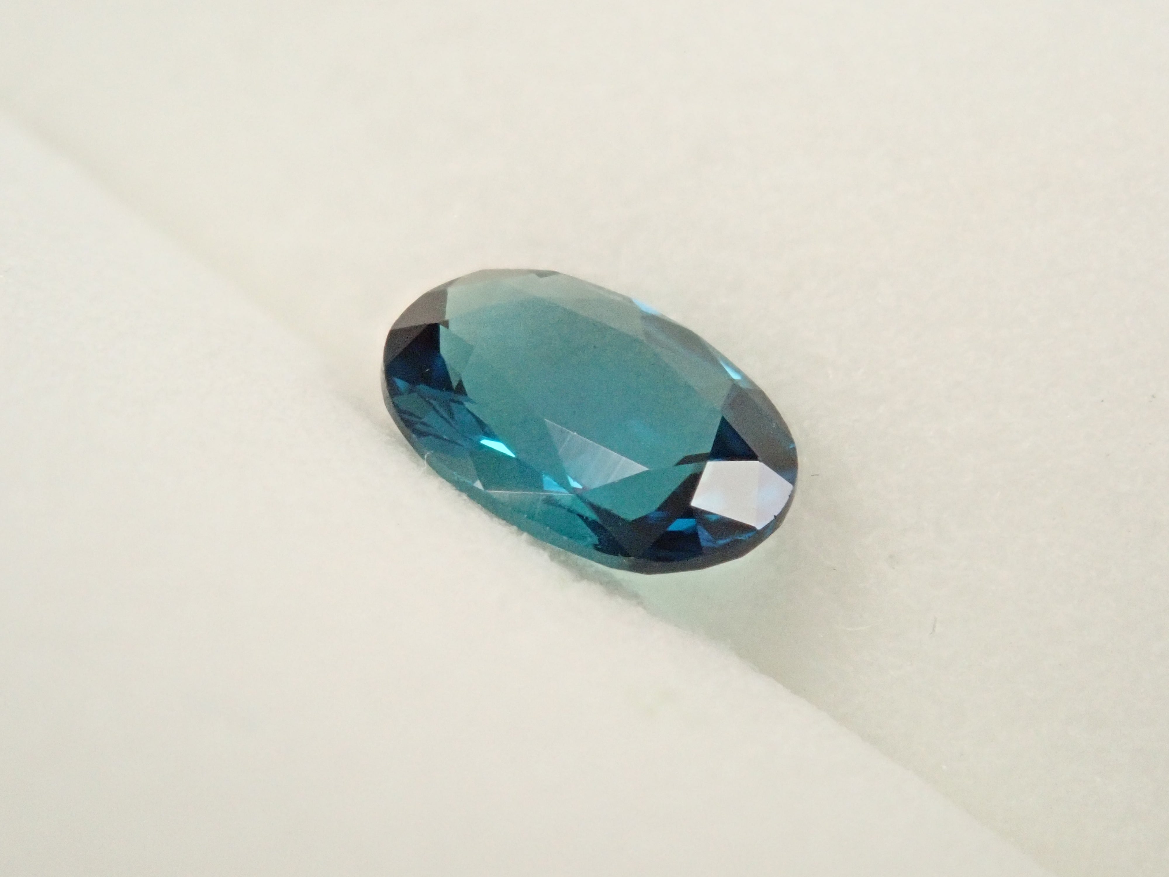 【11/30 22時販売】ブラジル産インディゴライトトルマリン 0.431ctルース 鑑別書