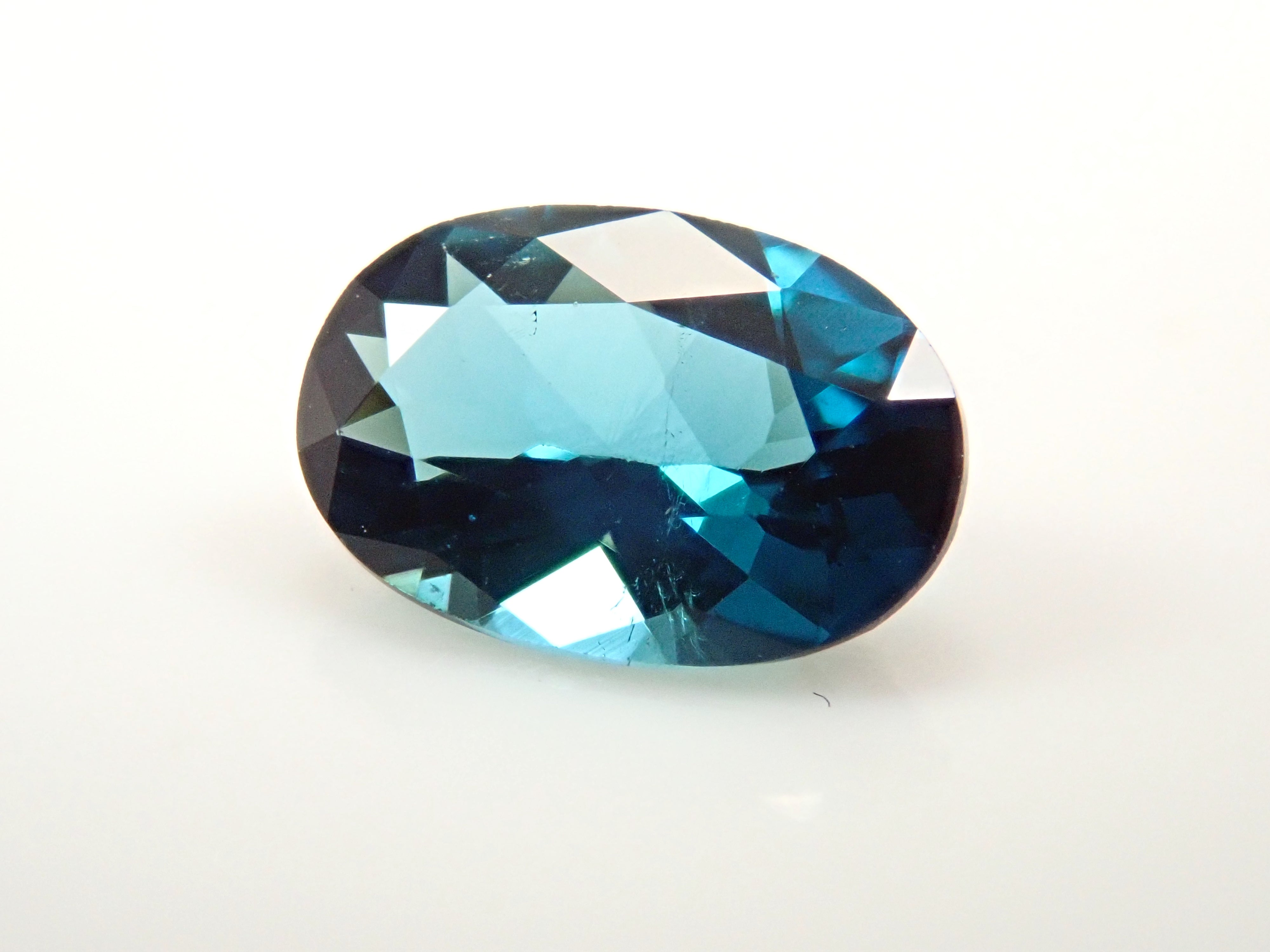 【11/30 22時販売】ブラジル産インディゴライトトルマリン 0.431ctルース 鑑別書