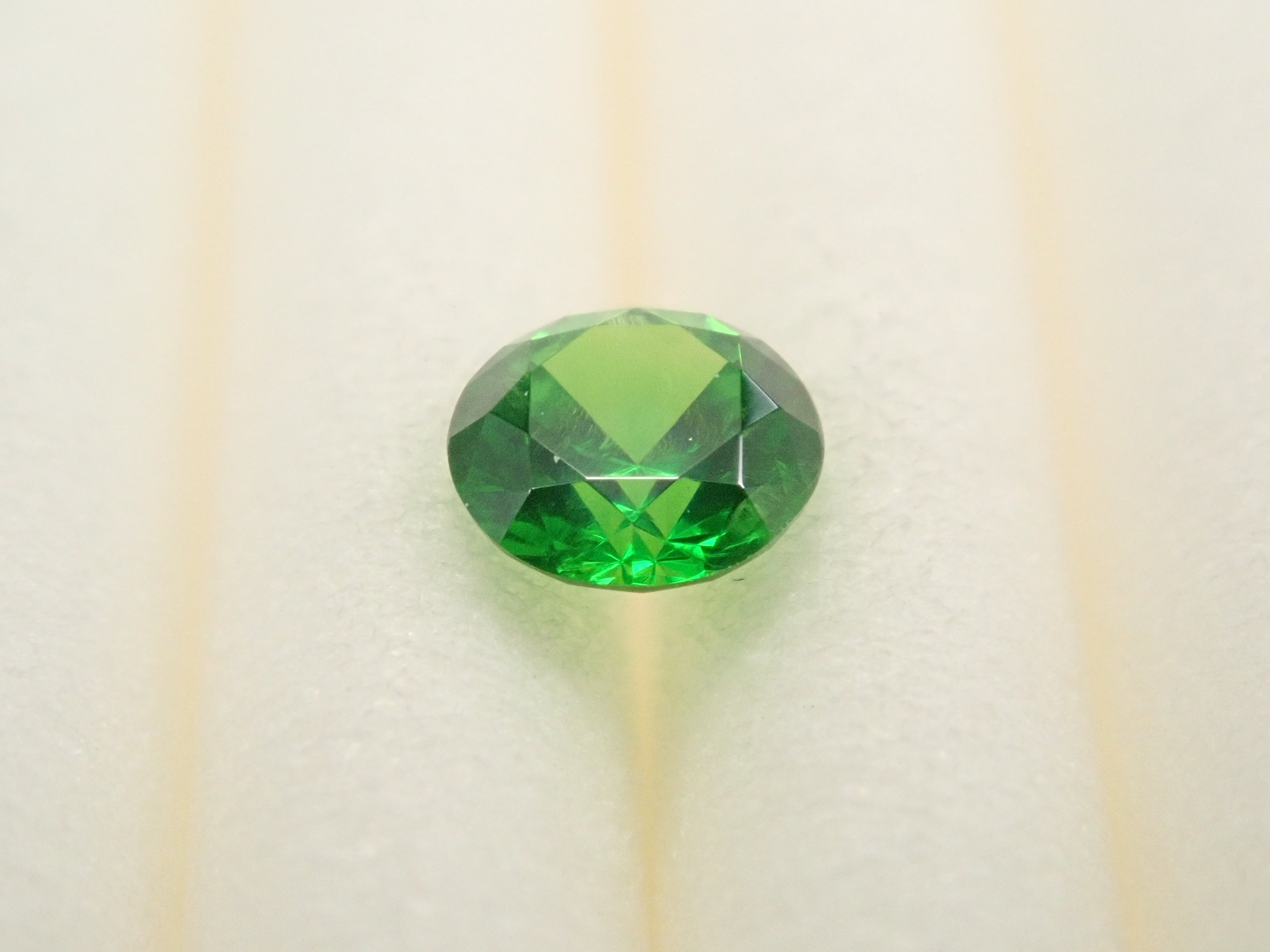 [12560849] Russian Demantoid Garnet (Horsetail) 0.162ct Loose Stone