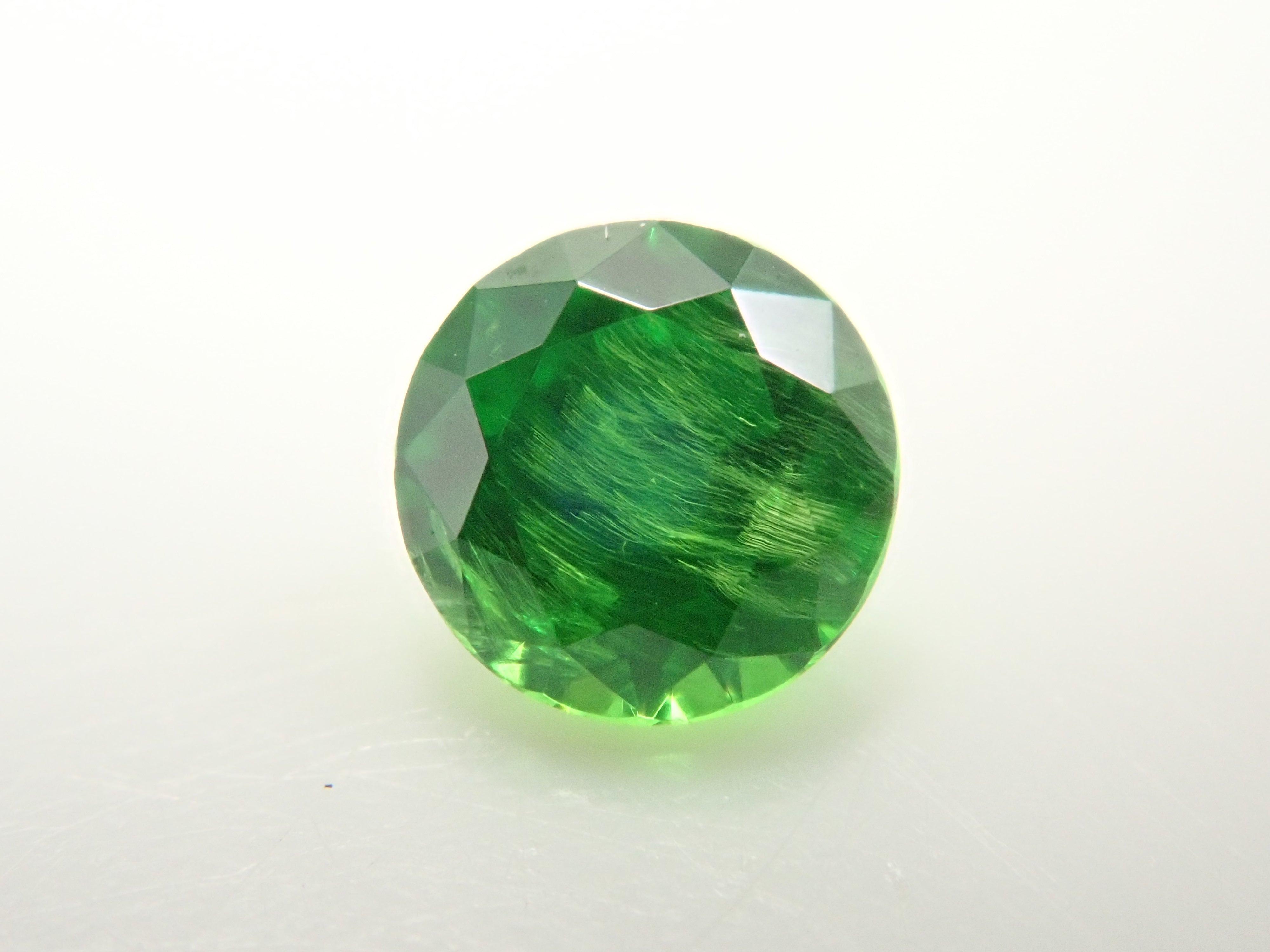 [12560849] Russian Demantoid Garnet (Horsetail) 0.162ct Loose Stone