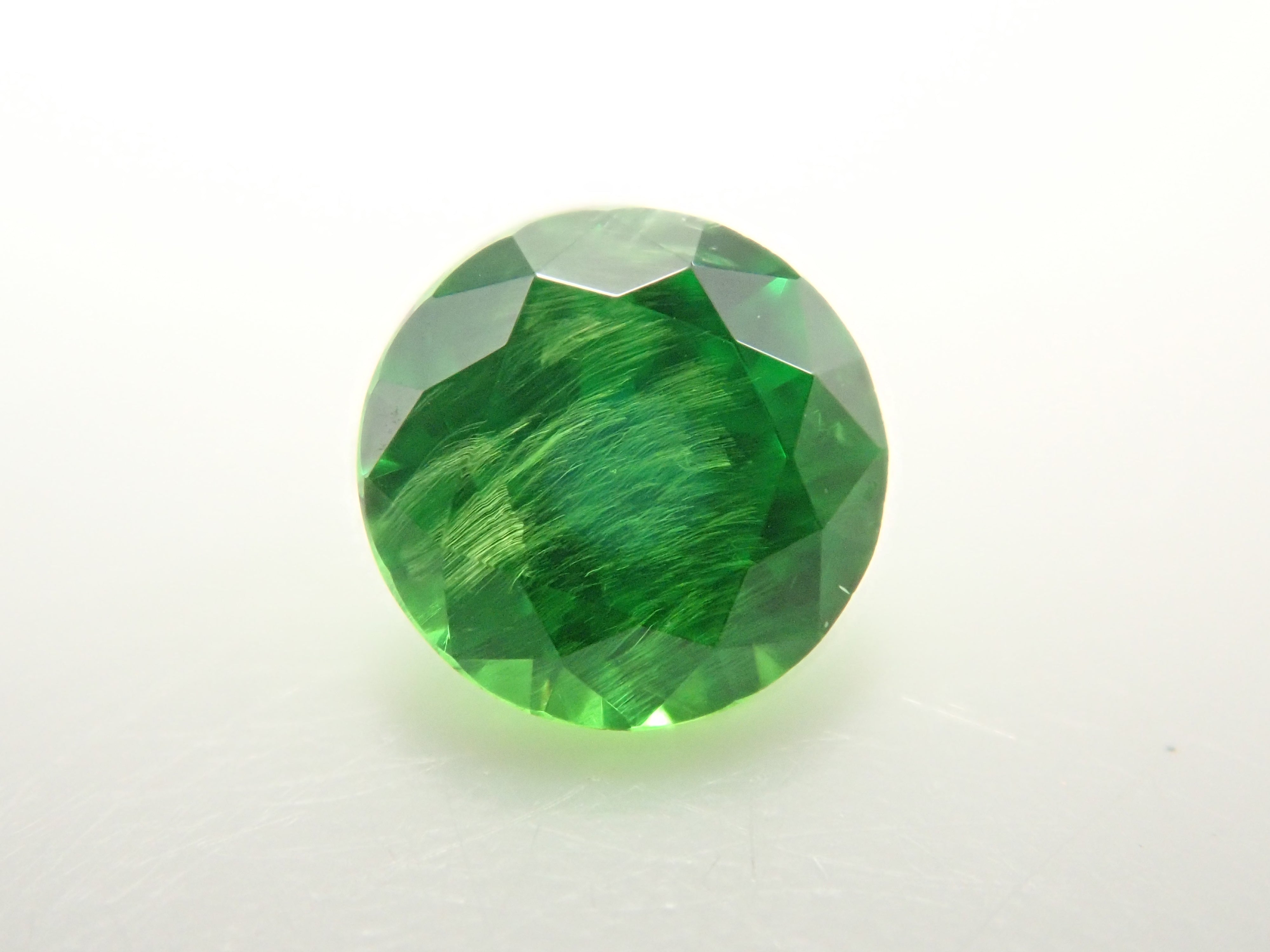 [12560849] Russian Demantoid Garnet (Horsetail) 0.162ct Loose Stone
