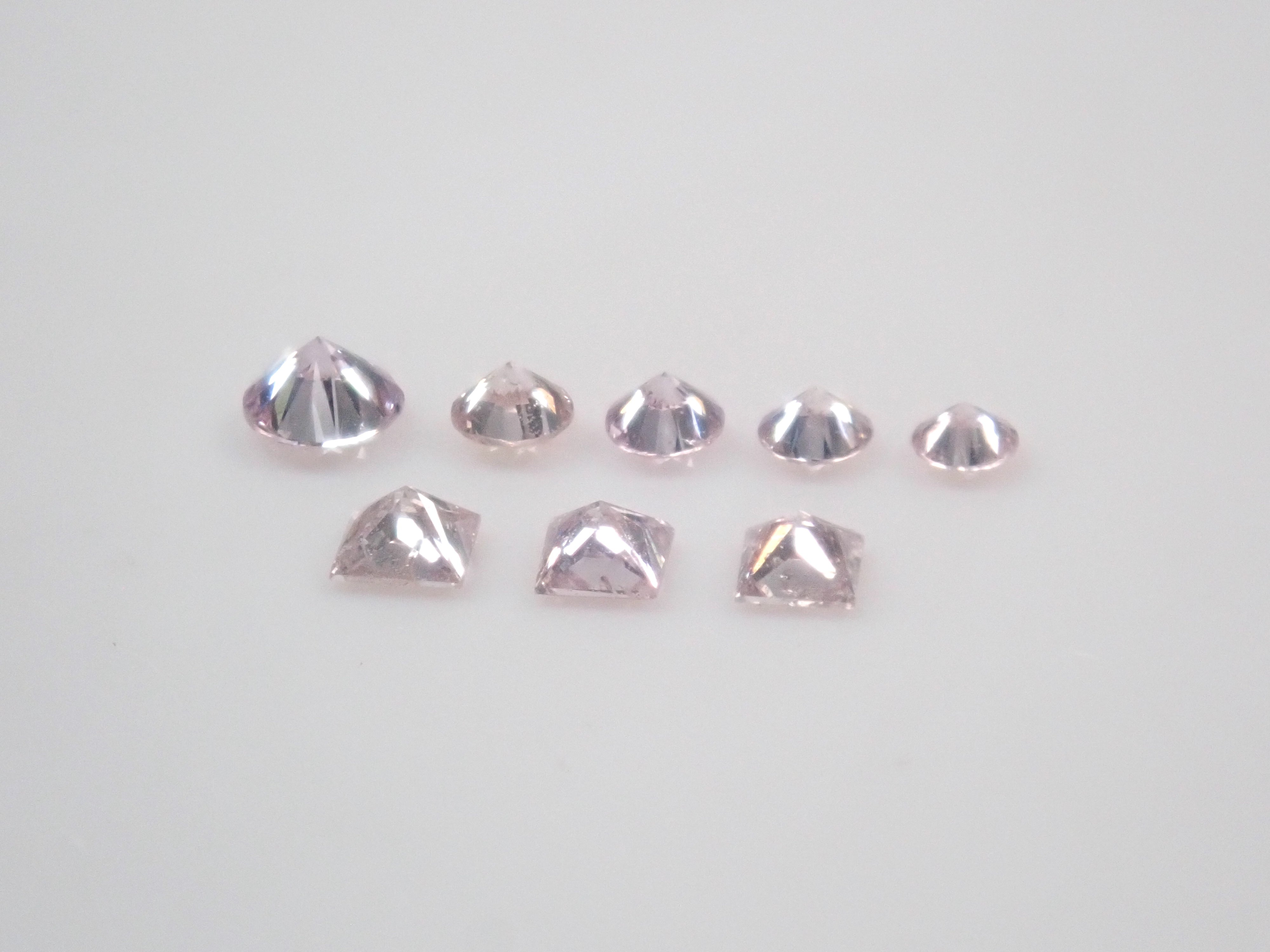 ピンクダイヤガチャ💎（FANCY LIGHT PURPLISH PINK/0.05ct/SI-2 中宝ソ