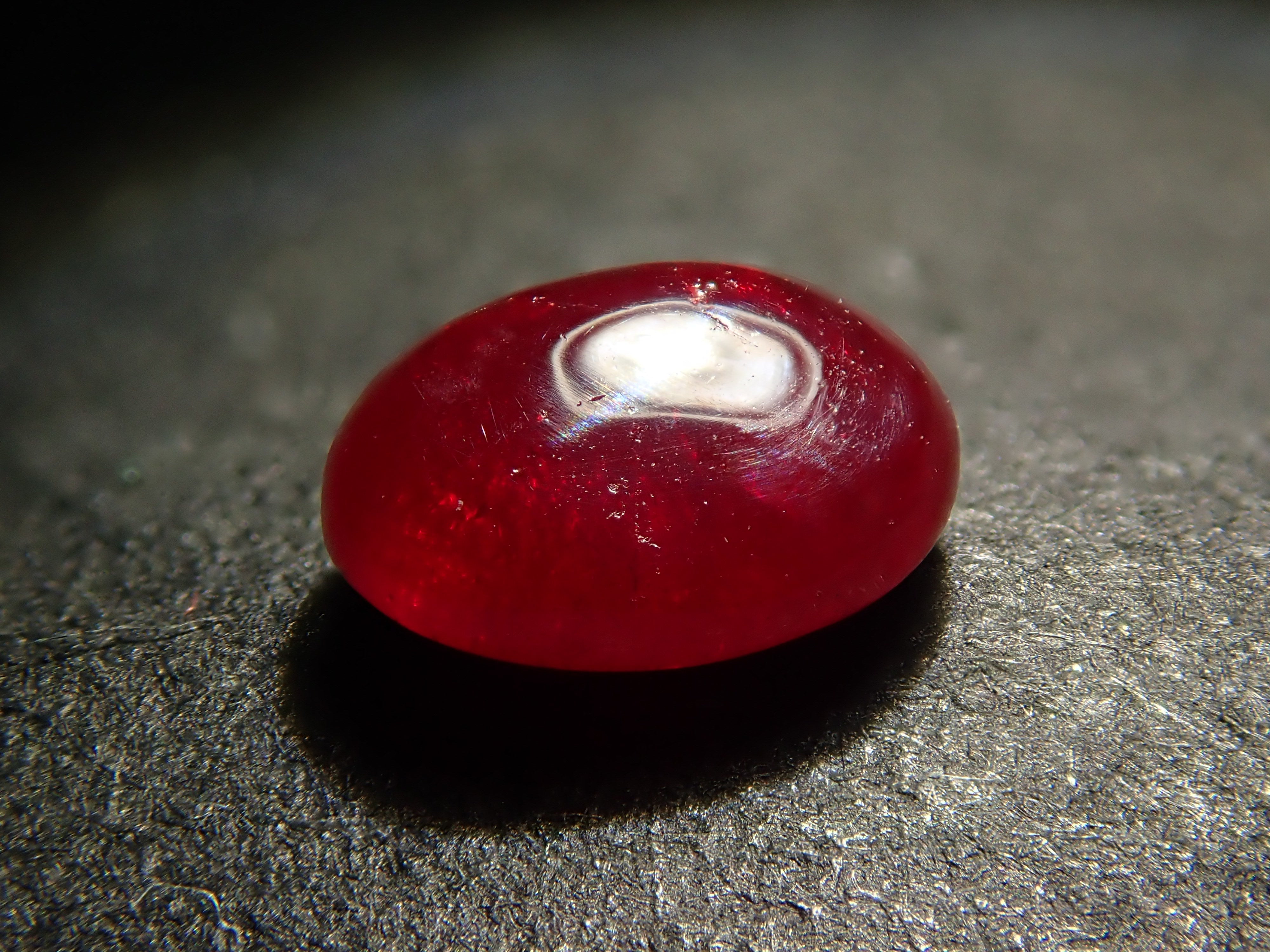 中国産シンシャ（辰砂・シナバー） 1.086ctルース 鑑別書