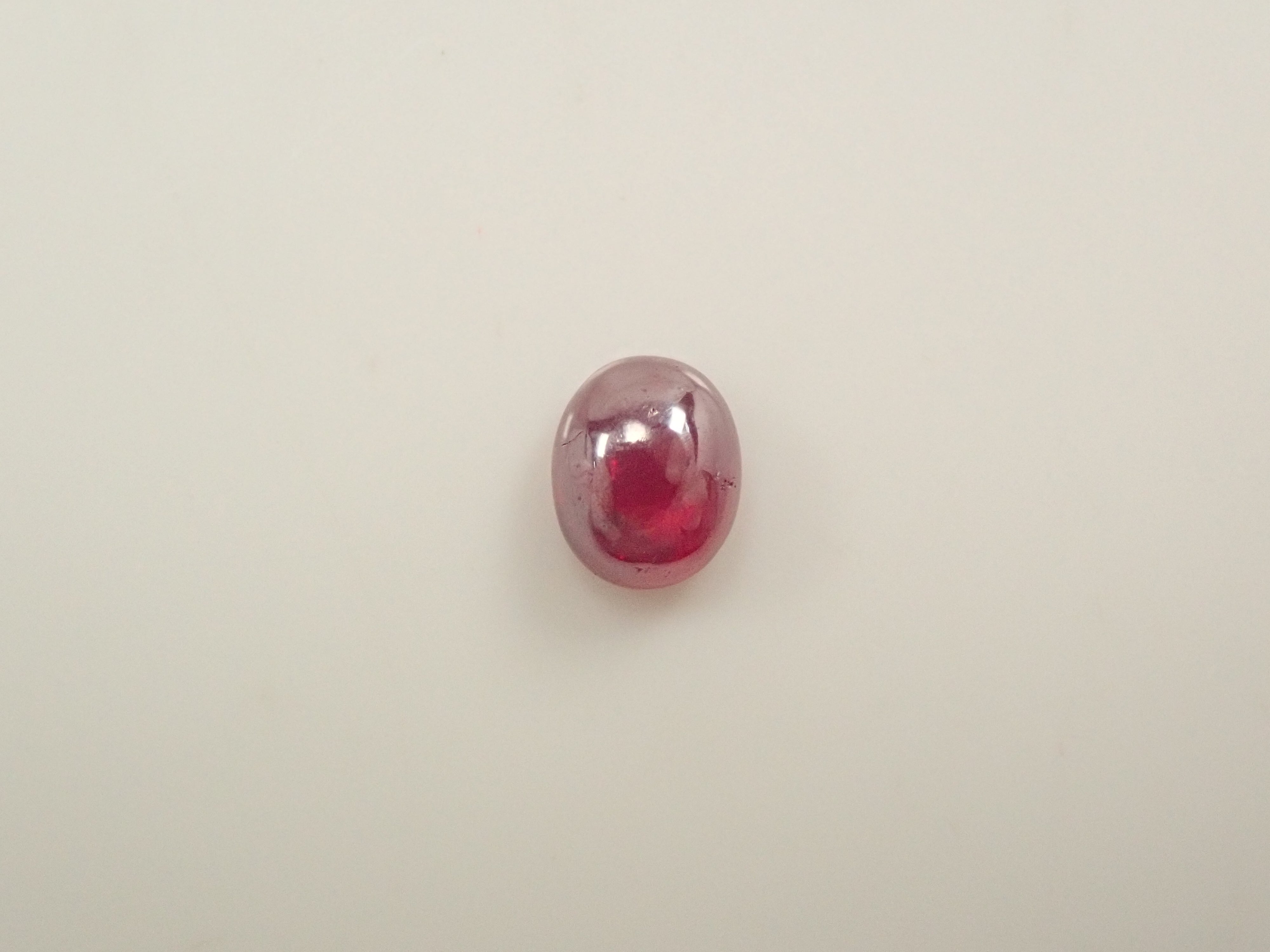 【1/9 22時販売】中国産シンシャ（辰砂・シナバー） 1.024ctルース 鑑別書