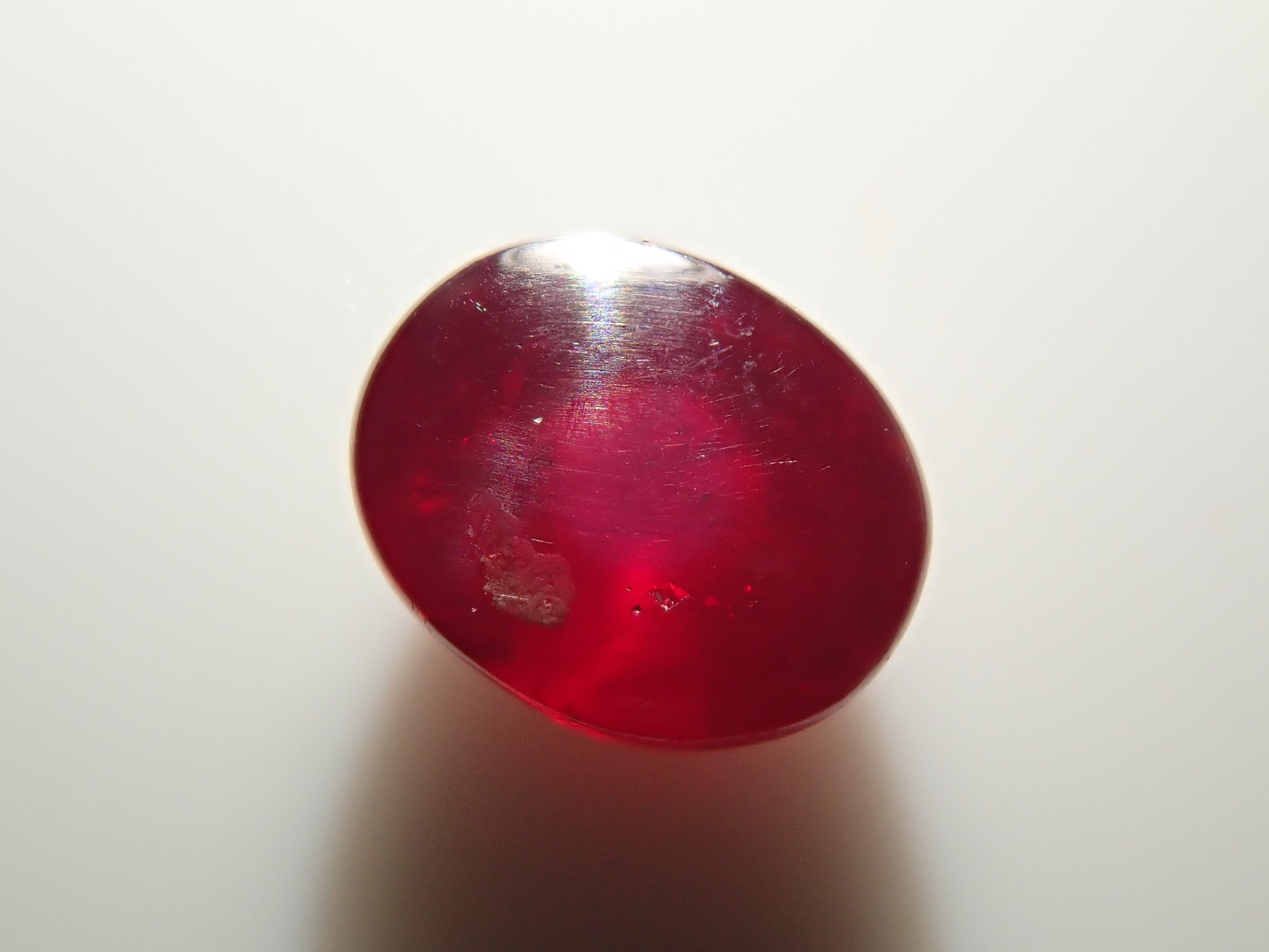 【1/9 22時販売】中国産シンシャ（辰砂・シナバー） 1.024ctルース 鑑別書