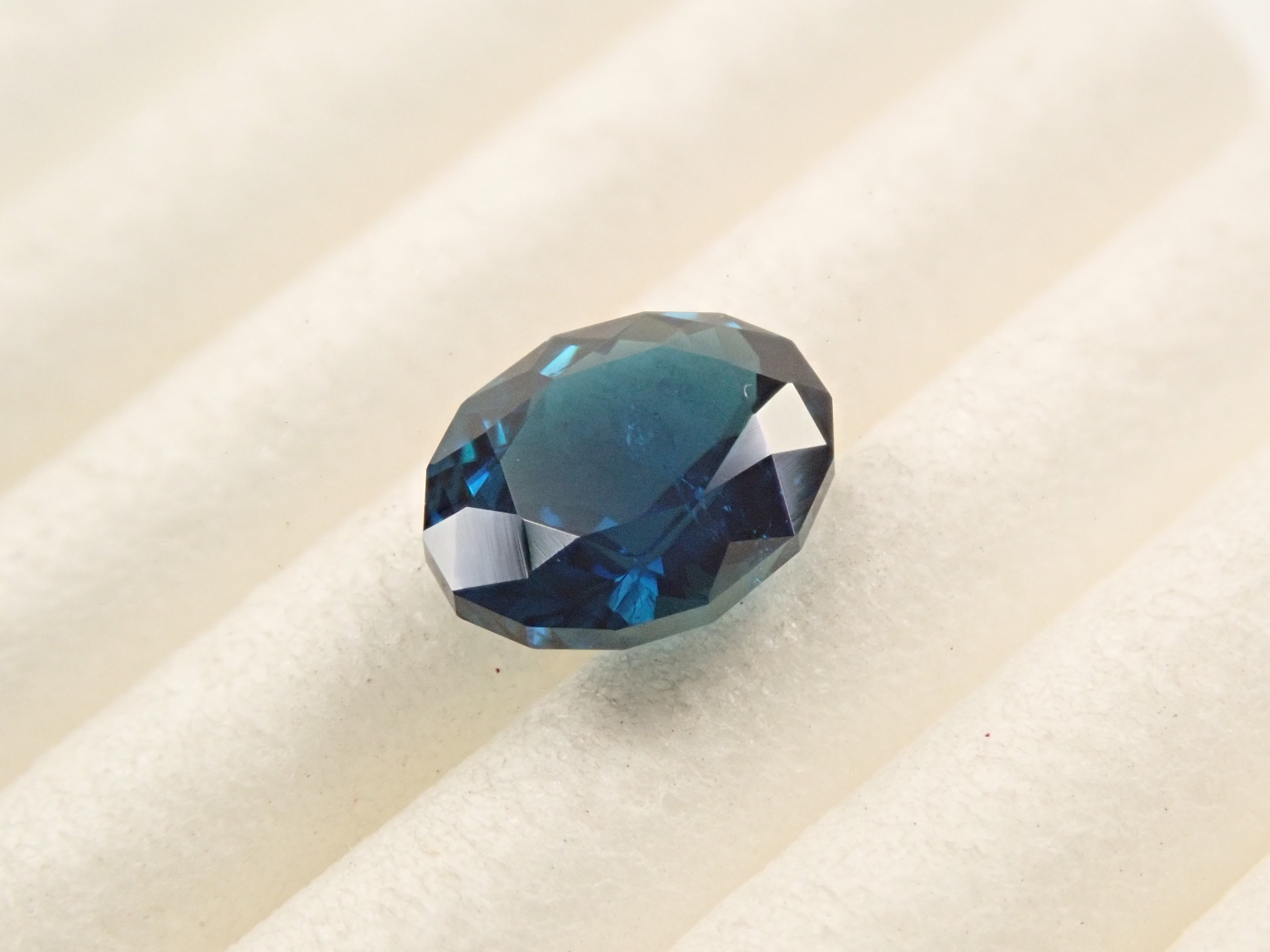 ブラジル産インディゴライトトルマリン 0.724ctルース 鑑別書