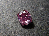 【32501566掲載】ピンクダイヤモンド 0.072ctルース(FANCY DEEP PURPLE PINK, I1)