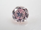 粉紅鑽石 2.3 毫米/0.055 克拉裸鑽（淡紫色粉紅色，SI2）