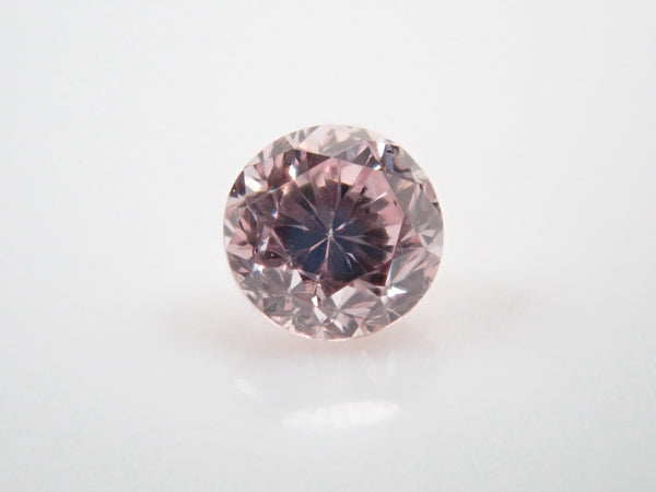 Pink diamond 2.4mm/0.071ct loose (FANCY LIGHT PURPLE PINK, SI2)