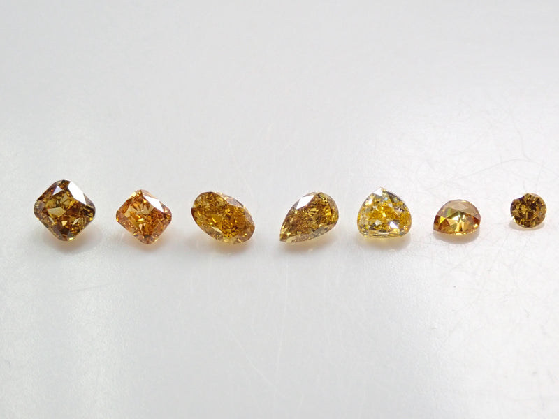 《限定7石》宝石ガチャ💎訳ありFancyカラーのダイヤモンド1石ルース（最大0.20ctサイズ）
