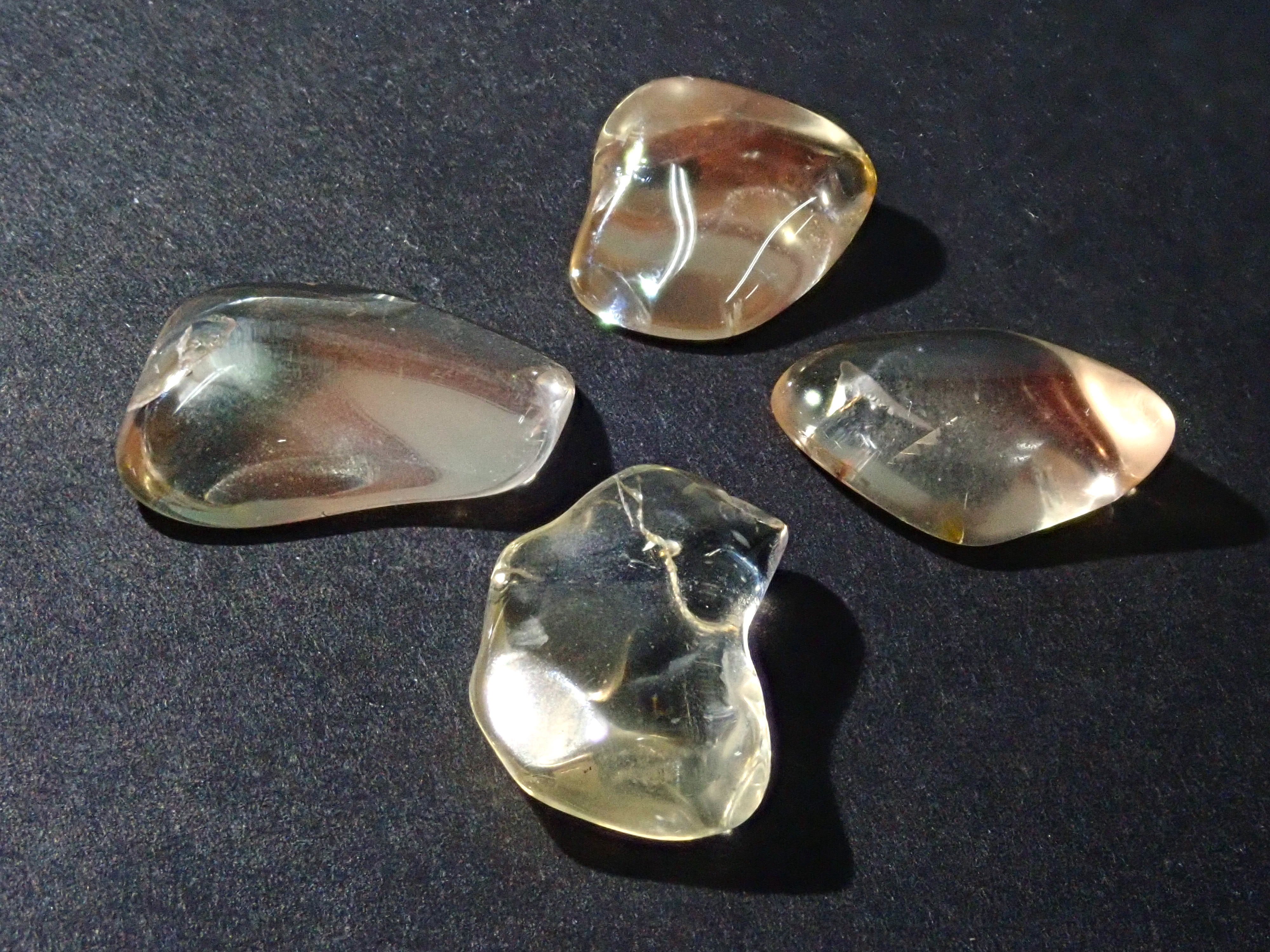 《Limited 4 stones》Oregon sunstone cut by KEN &amp; 2 rough stones set by KEN for polishing💎 (4.3-5.0mm, average 2.5ct)《Multiple purchase discount available》