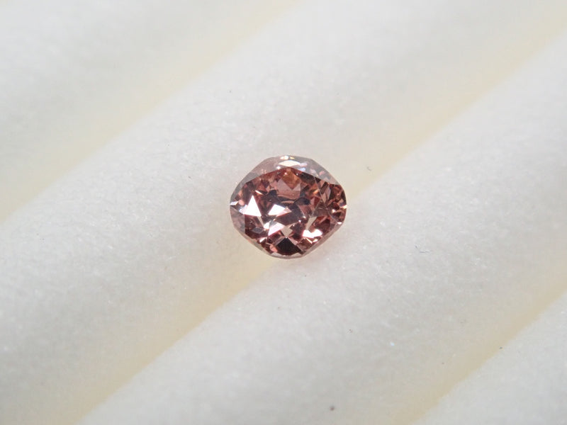 ピンクダイヤモンド 0.040ctルース(FANCY DEEP ORANGY PINK, SI-2)