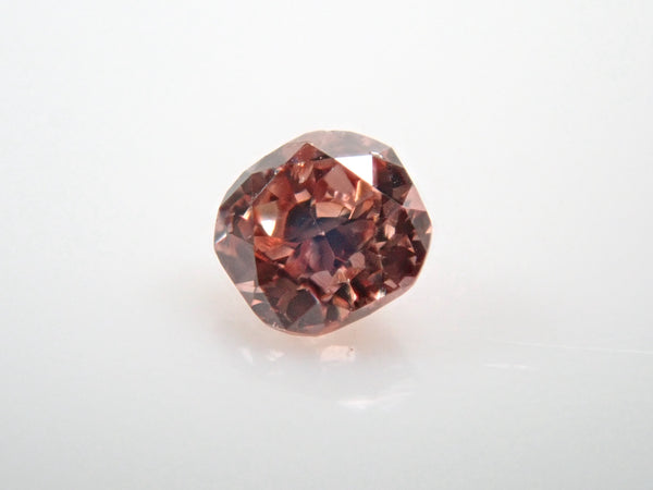 Pink diamond 0.040ct loose (FANCY DEEP ORANGY PINK, SI-2)