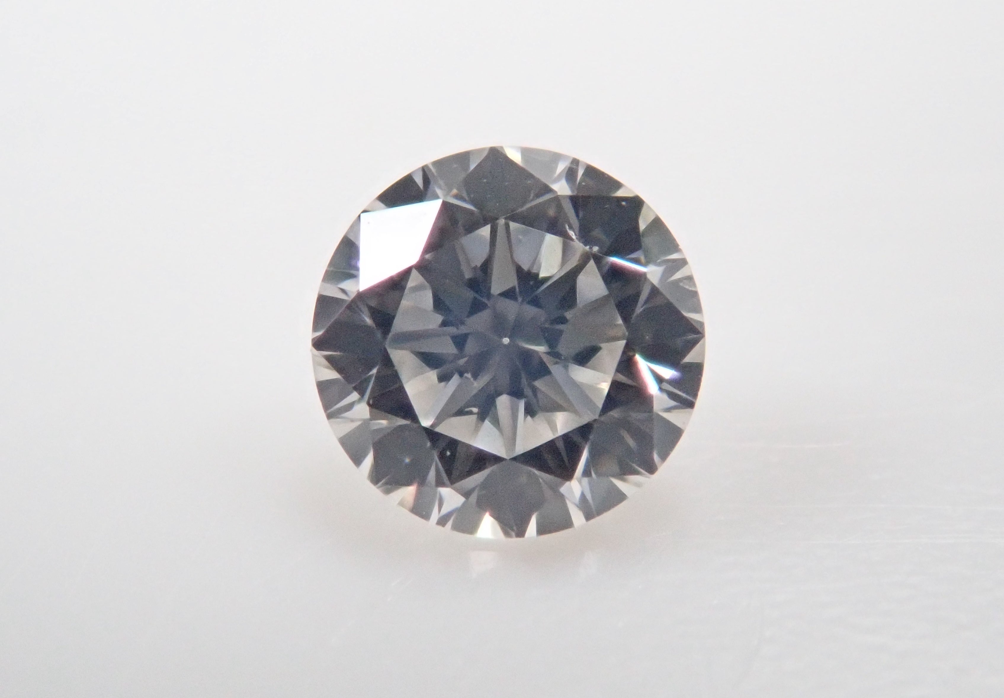 Gray Diamond 3mm/0.109ct Loose (VERY LIGHT GRAY, SI-1)