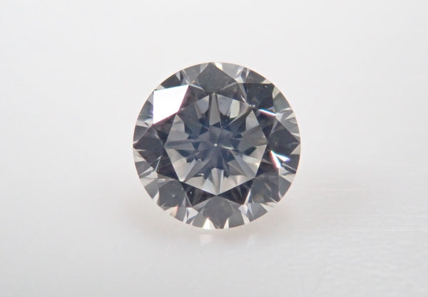 灰色鑽石 3 毫米/0.109 克拉裸鑽（極淺灰色，SI-1）