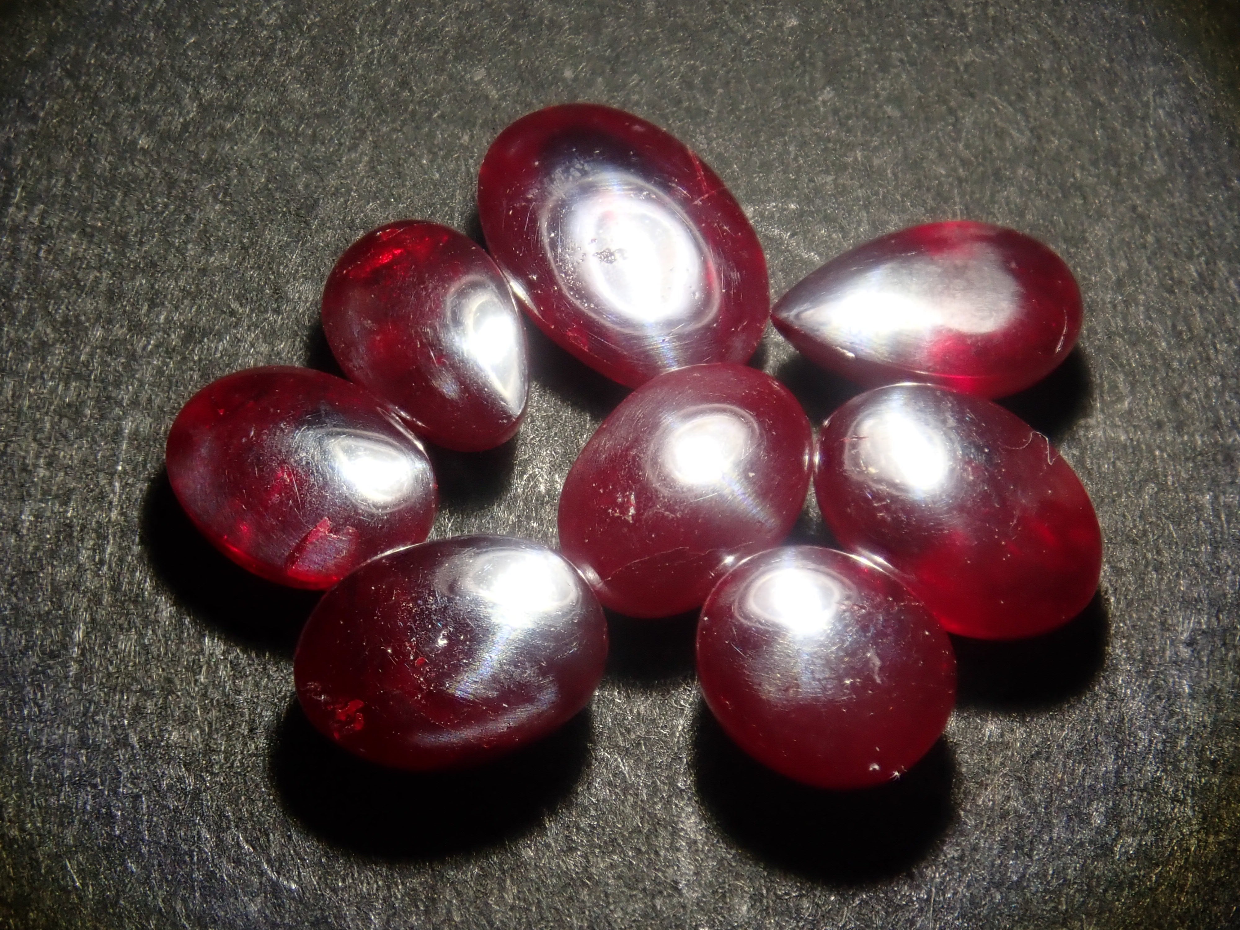 【11/16 22時販売】《限定9石》訳あり・辰砂（シンシャ）ガチャ💎 中国産シンシャ1石ルース（平均0.90ct,ファセット1石入り,全石鑑別書付き〉《複数購入割引あり》