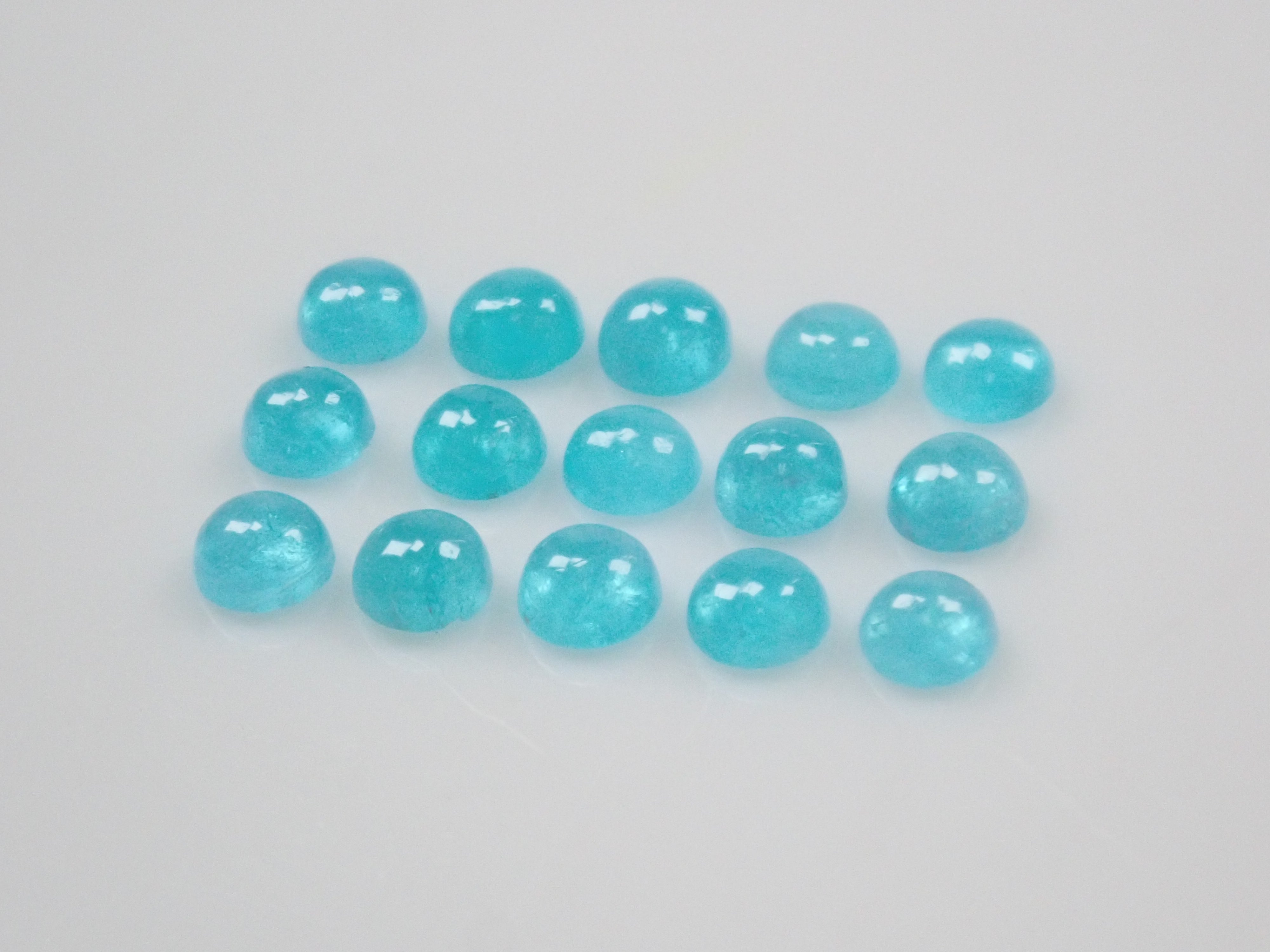 【11/23 22時販売】《限定15石》ブラジル産パライバトルマリン(カボションカット約2.2ｍｍ)1石ルース《複数購入割引有》