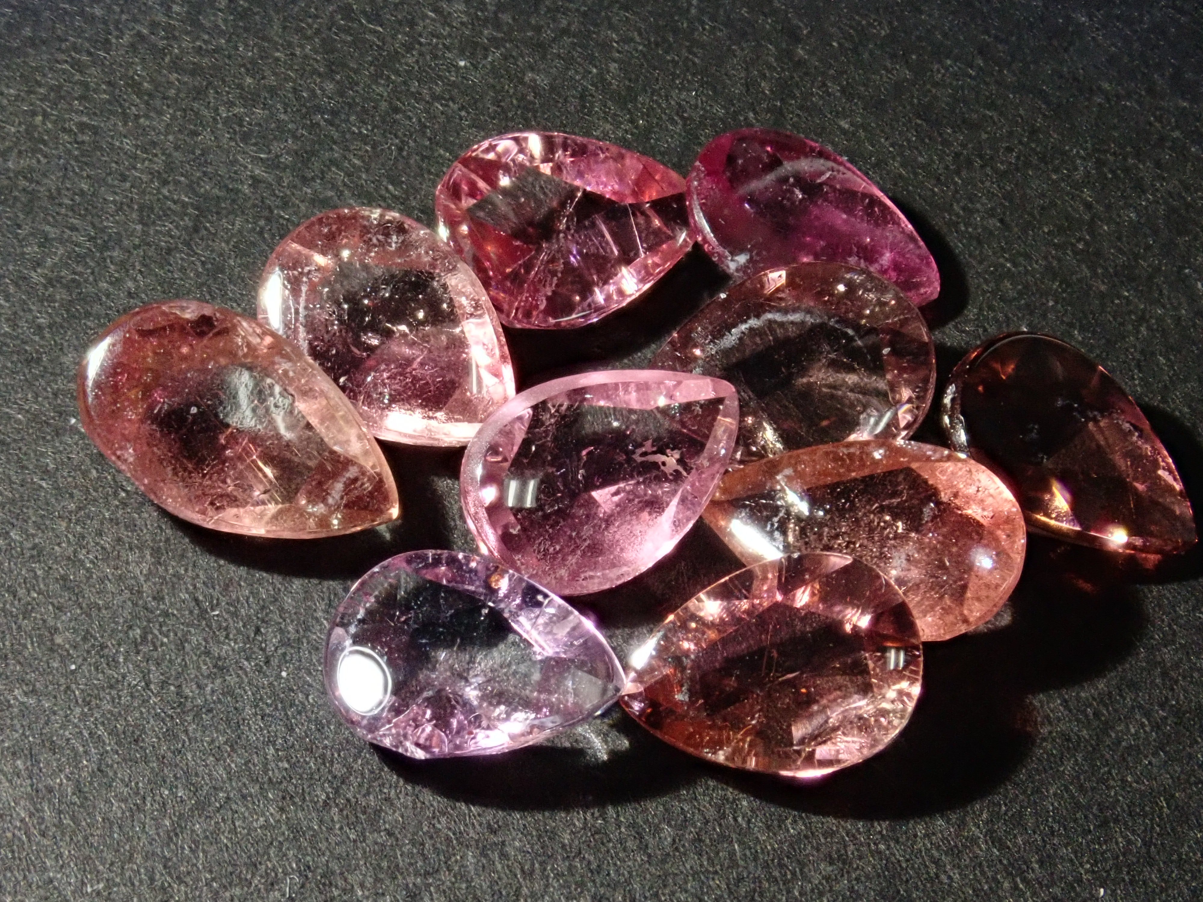 [Limited to 10 stones] 1 stone bicolor tourmaline from Brazil [Discount available for multiple purchases] (Rose cut, Mr. NOBU cut)