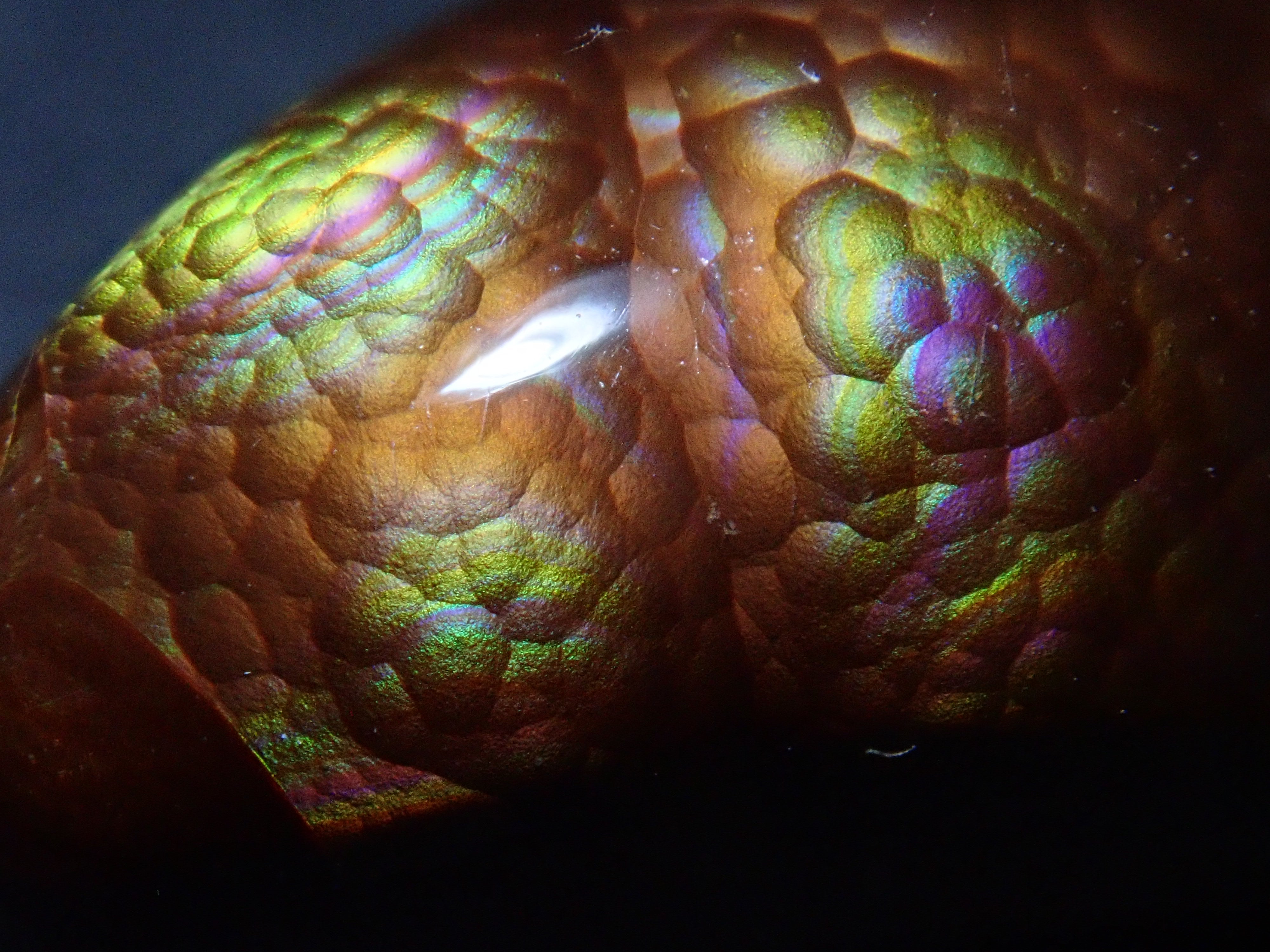 【12/6 22時販売】メキシコ産ファイアーアゲート 8.033ctルース