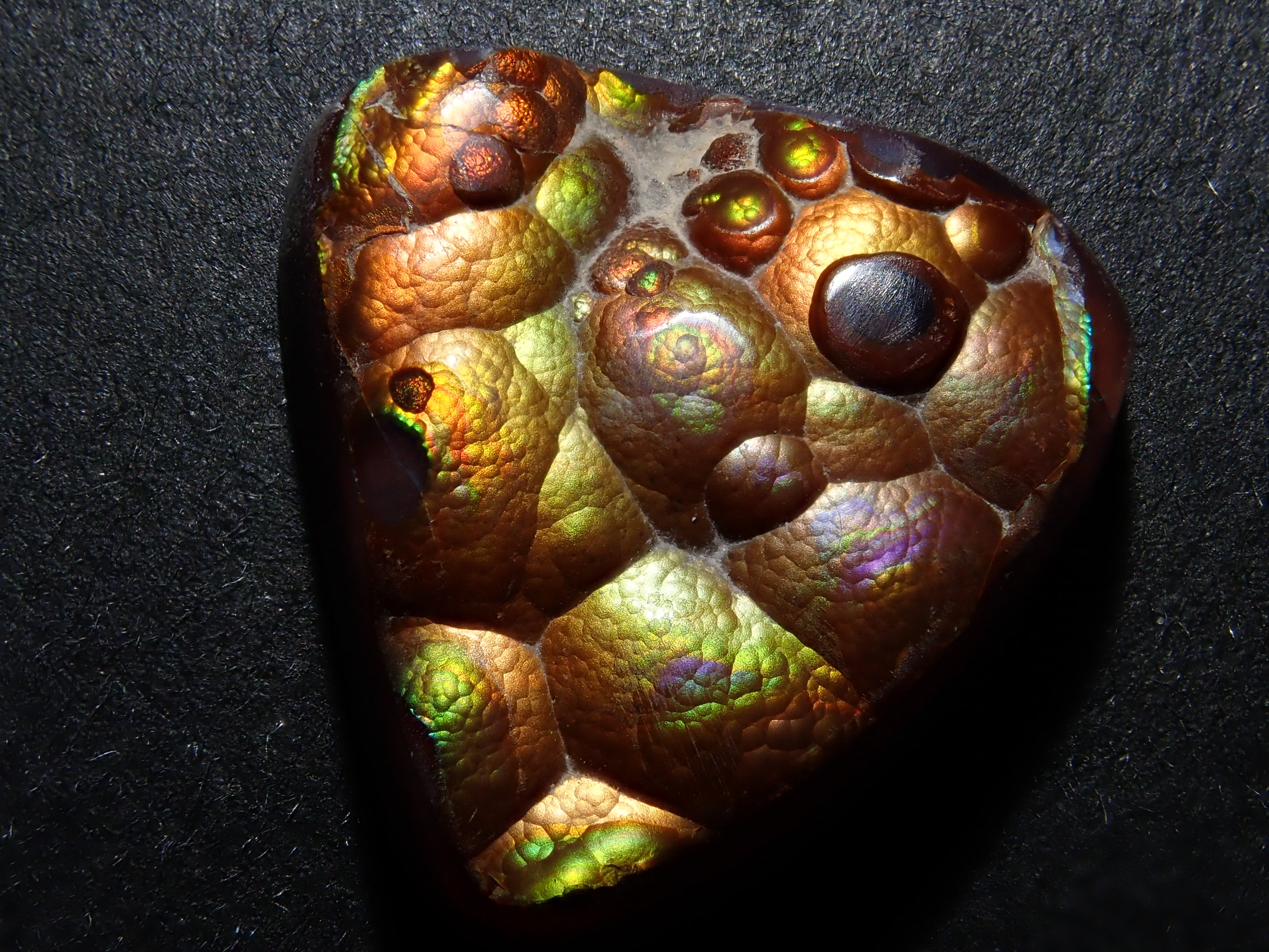 [12/6 22:00] Mexican Fire Agate 10.683ct Loose Stone