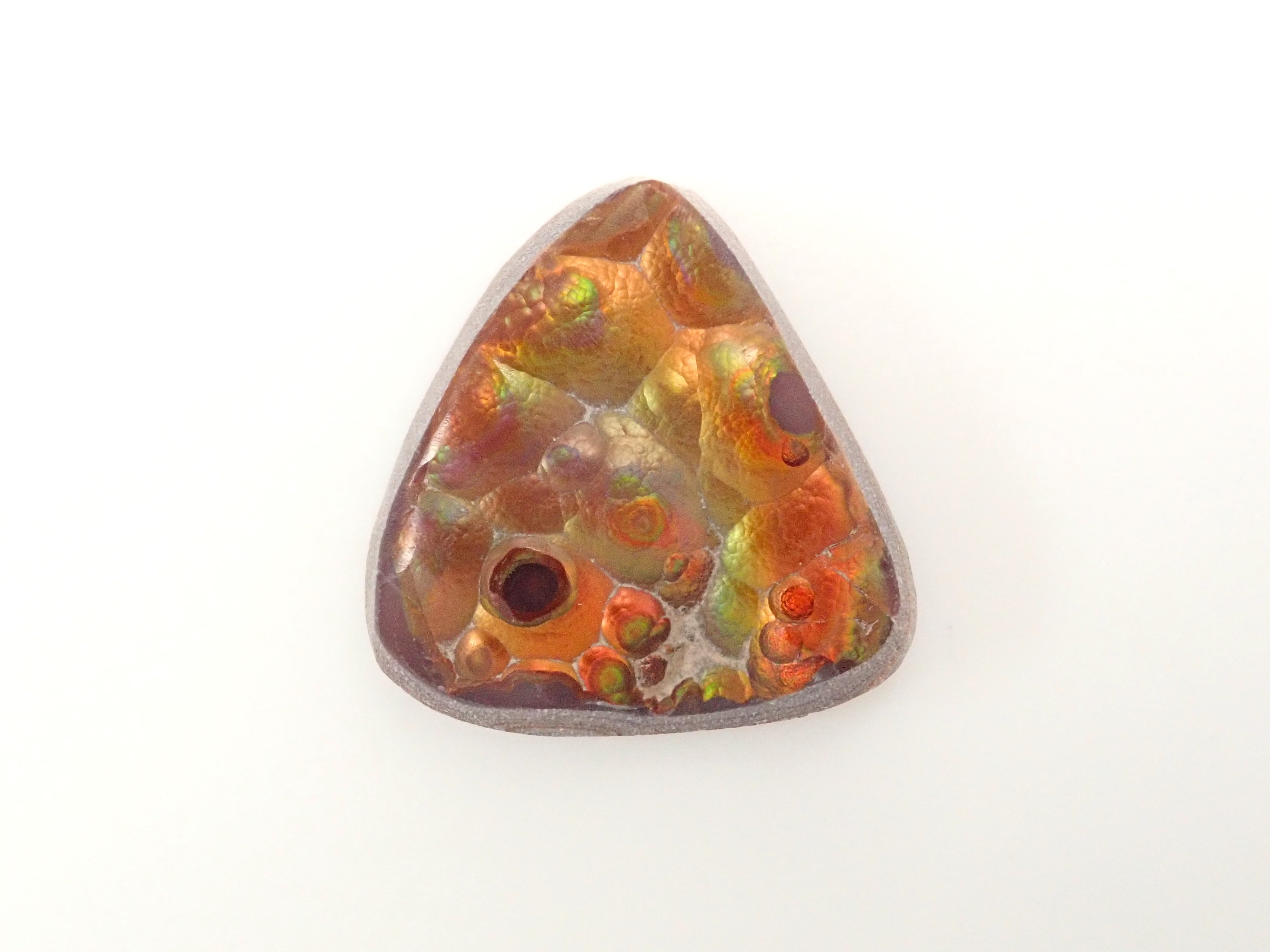 [12/6 22:00] Mexican Fire Agate 10.683ct Loose Stone