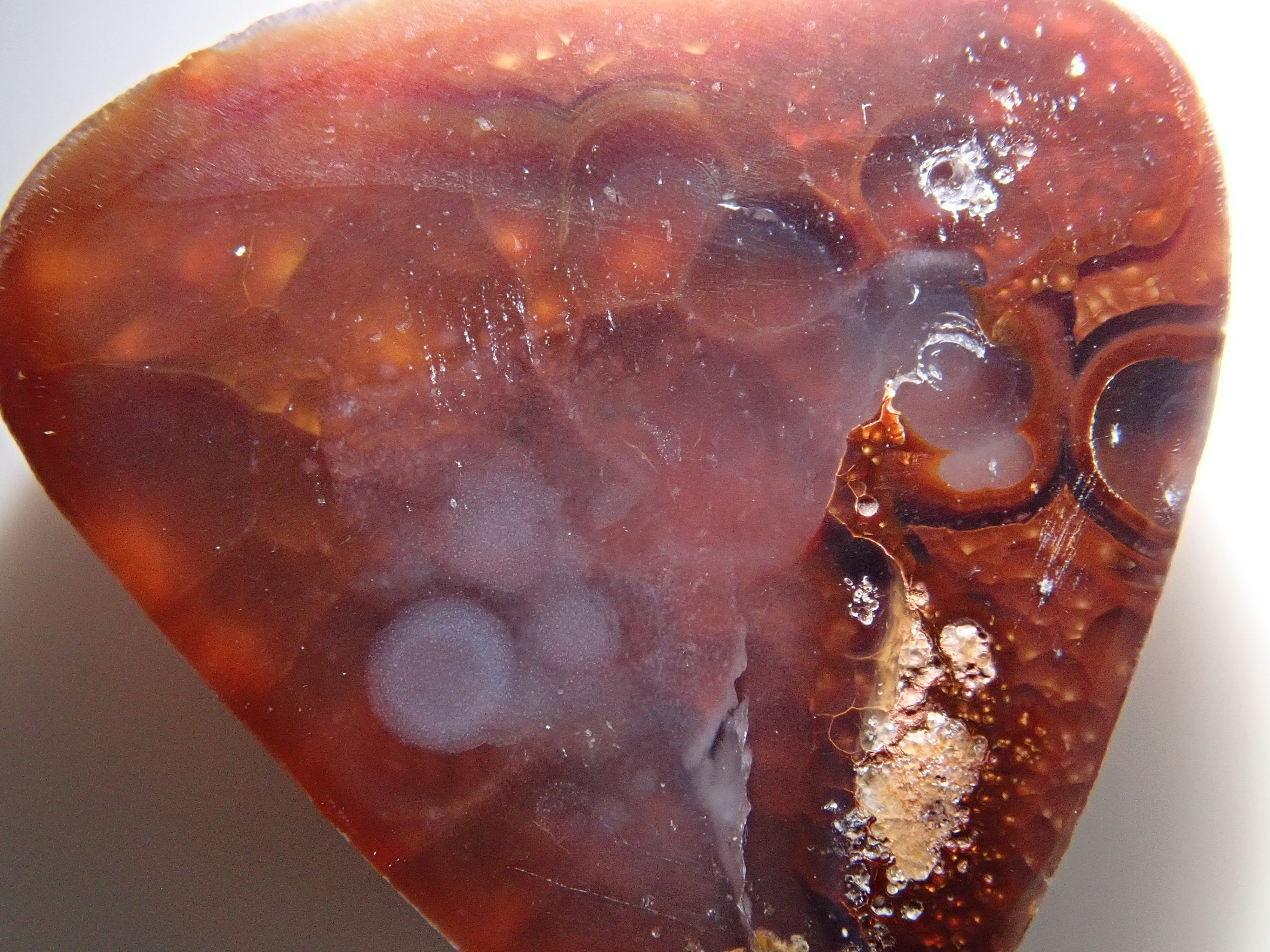 [12/6 22:00] Mexican Fire Agate 10.683ct Loose Stone