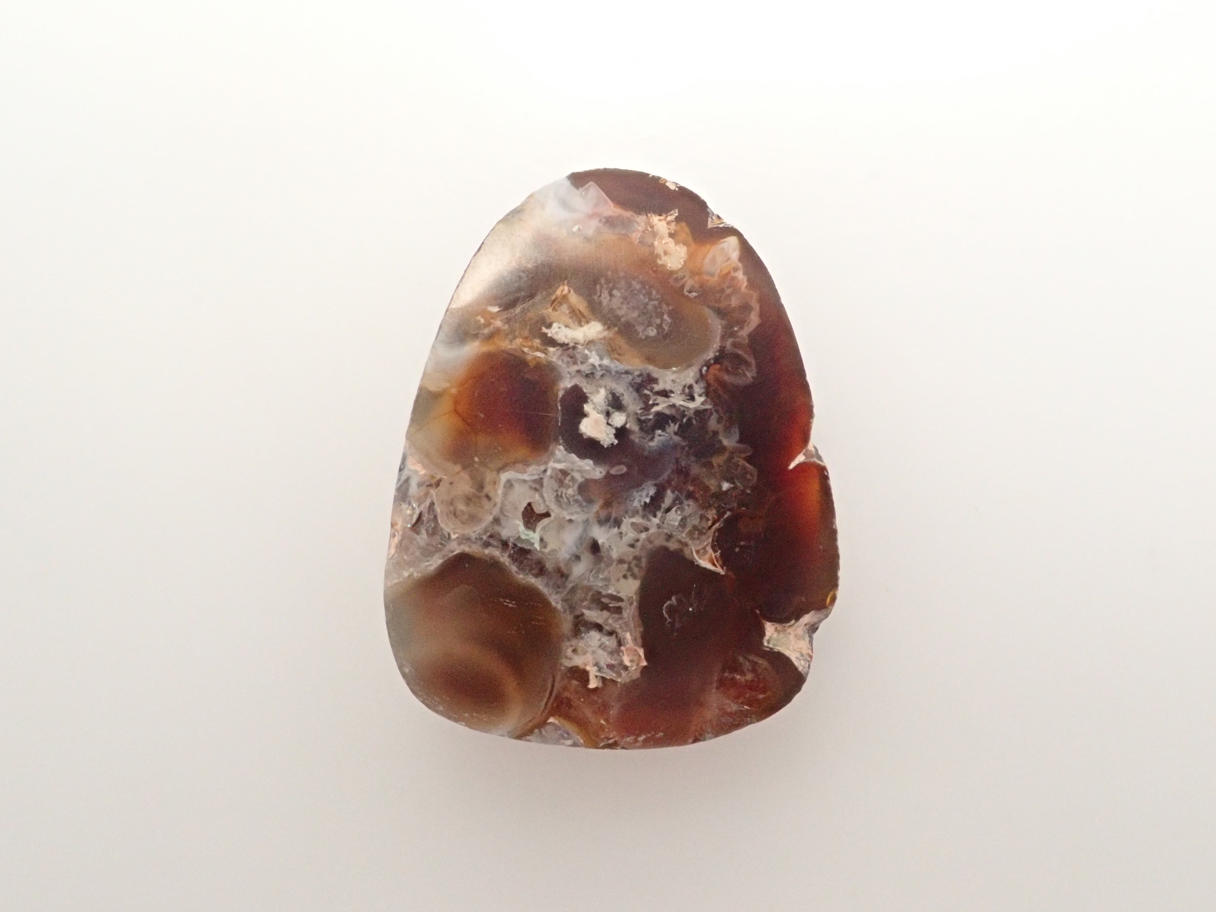 [12/6 22:00] Mexican Fire Agate 14.193ct Loose Stone