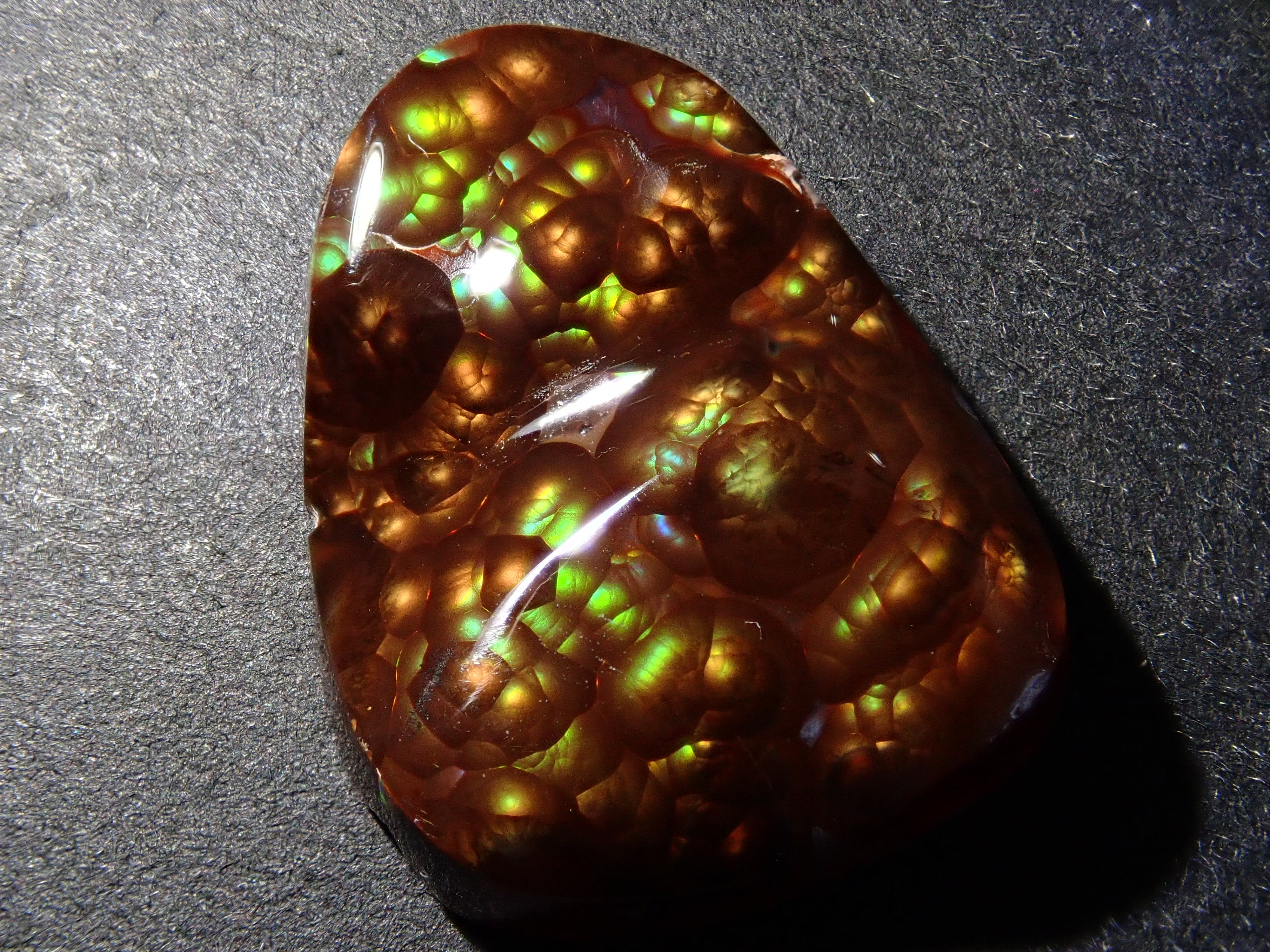 [12/6 22:00] Mexican Fire Agate 14.193ct Loose Stone